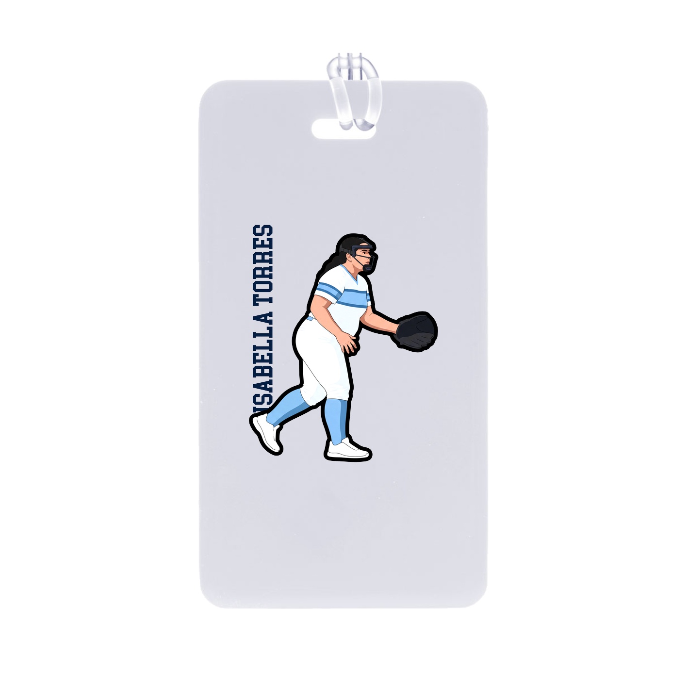 Bag Tag — Name Vertical in Classic