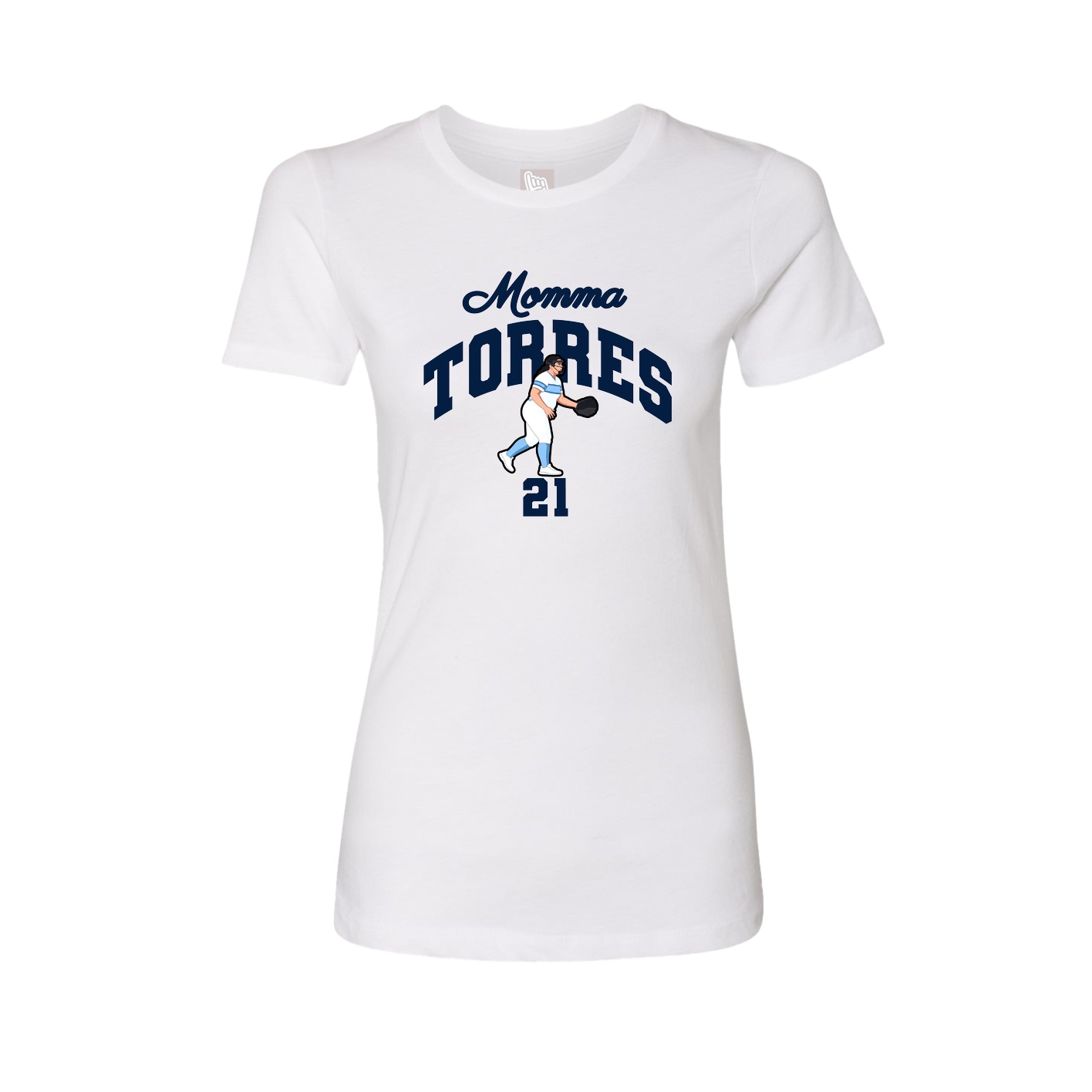 Womens Tee — Mothers Day Arch in White