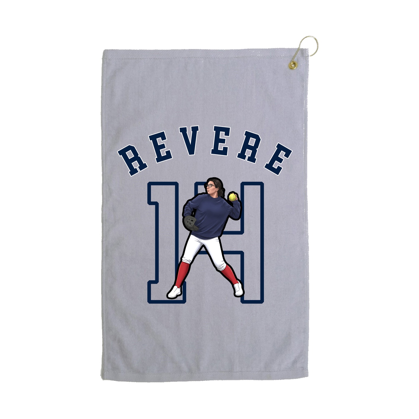 Golf Towel — Shirsey Arch in Grey