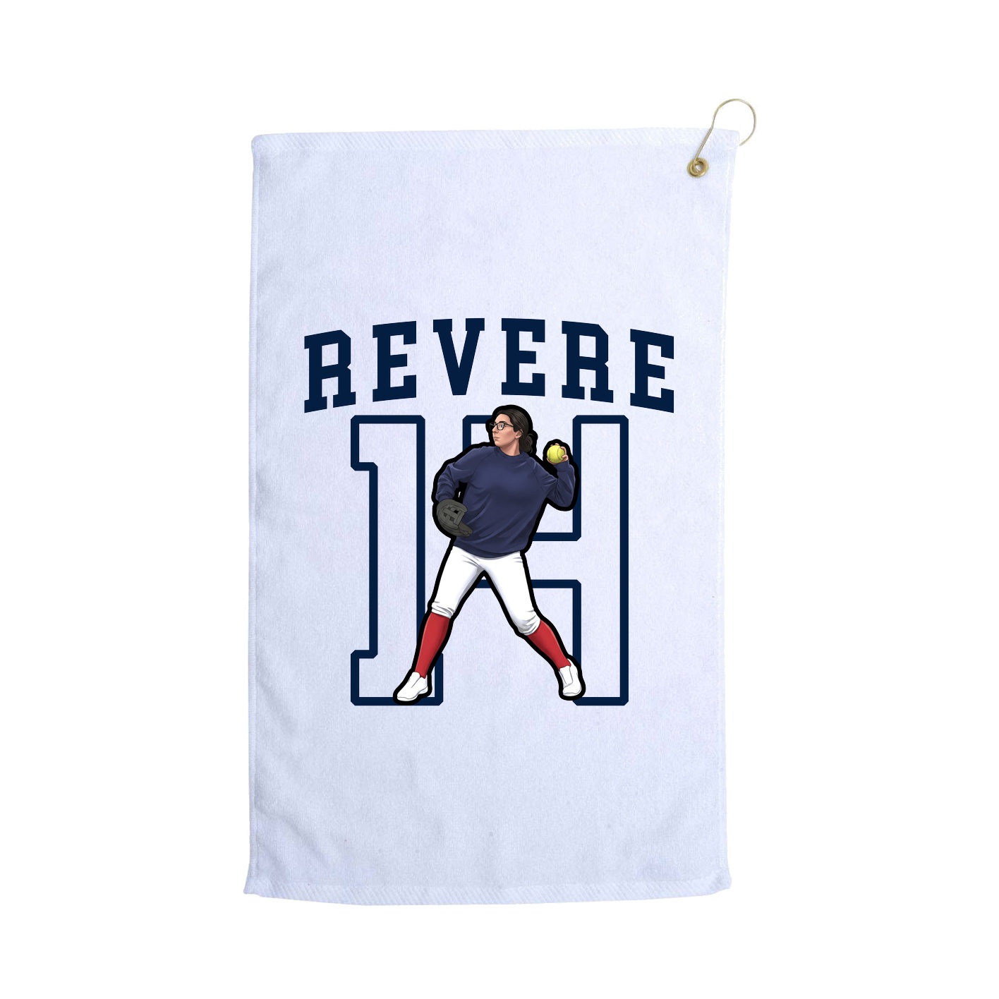 Golf Towel — Shirsey in White