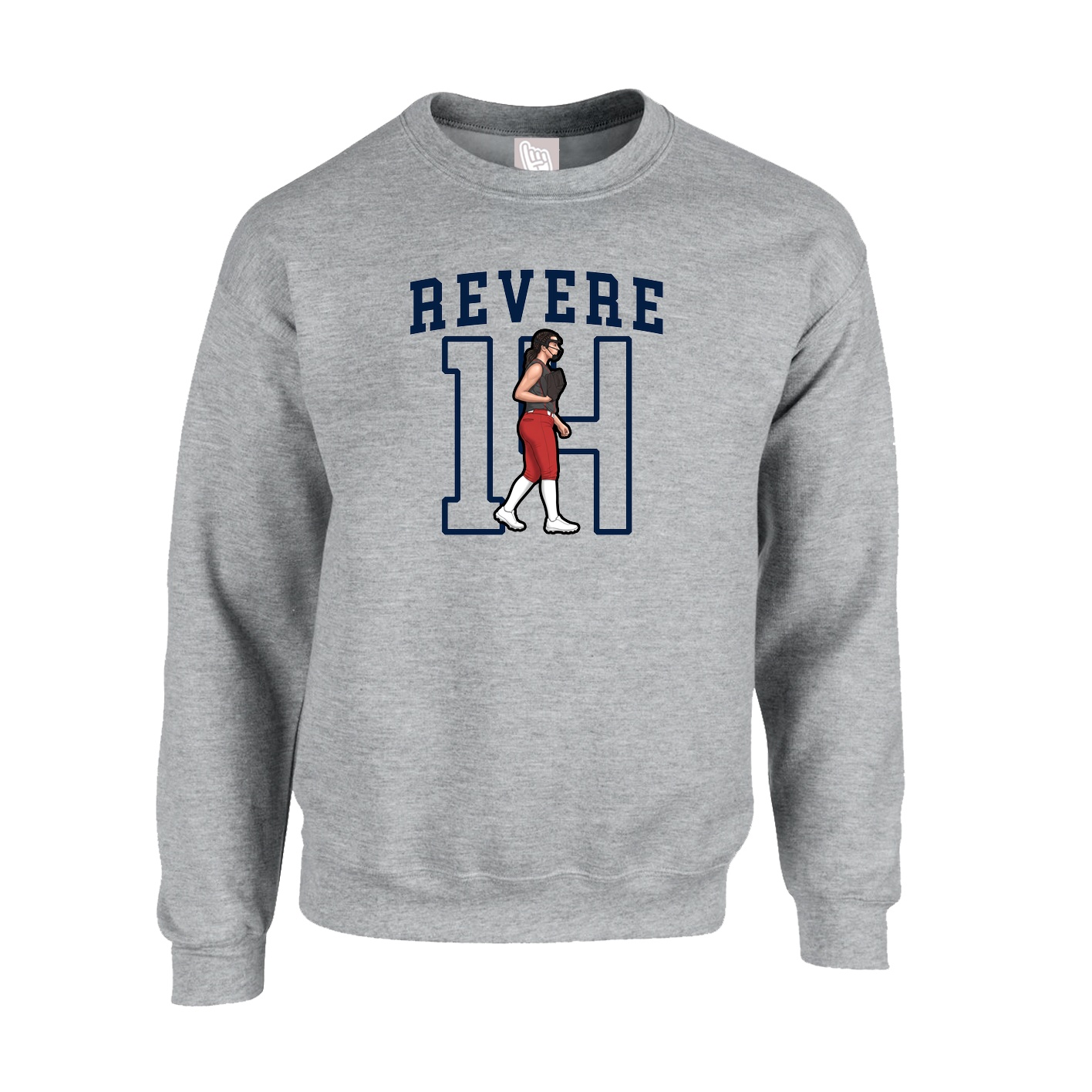 Fleece Crew — Shirsey in Grey