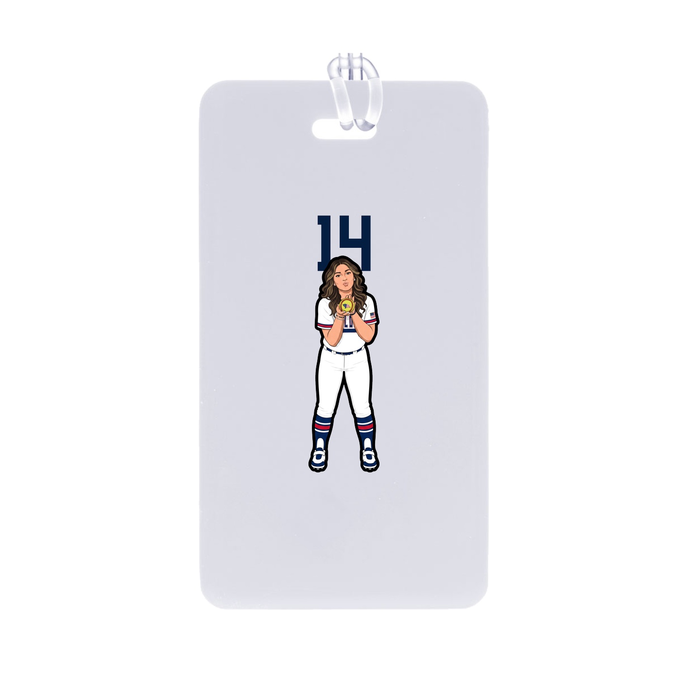 Bag Tag — Number Top in Classic