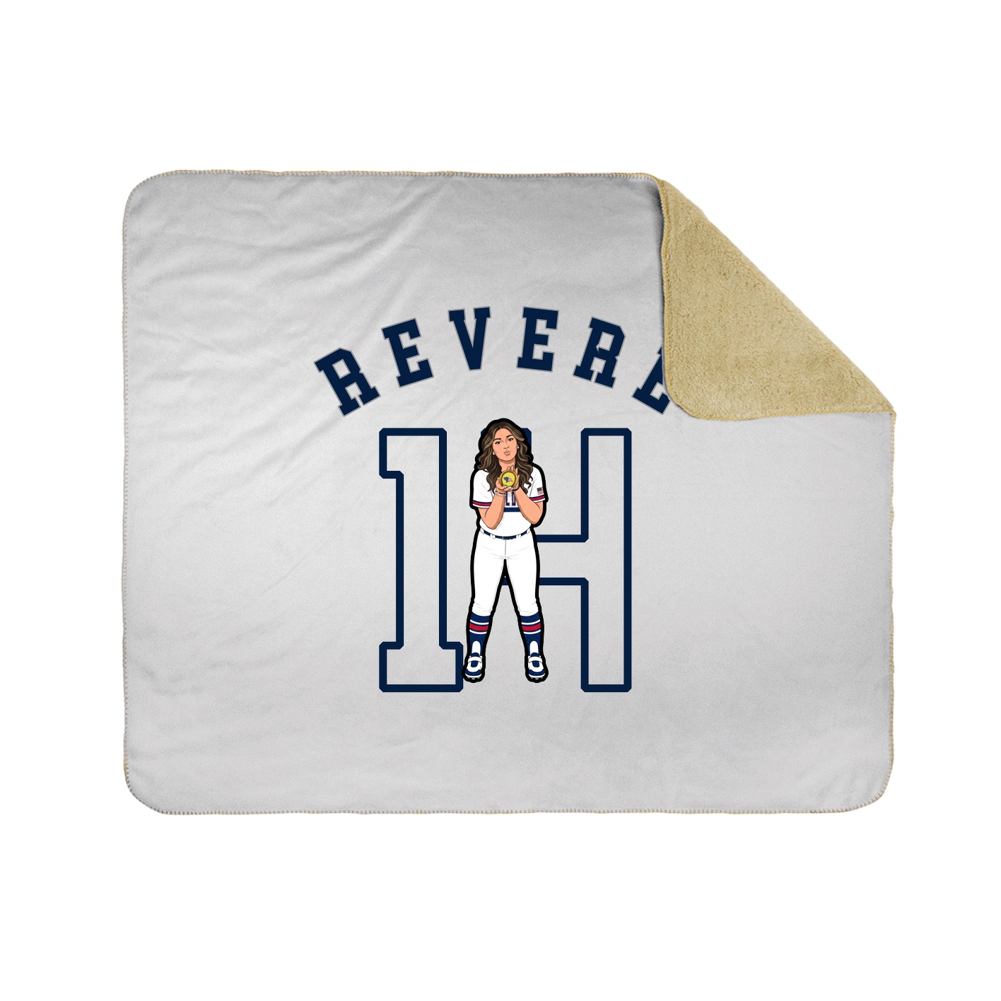 Throw Blanket — Shirsey Arch in White