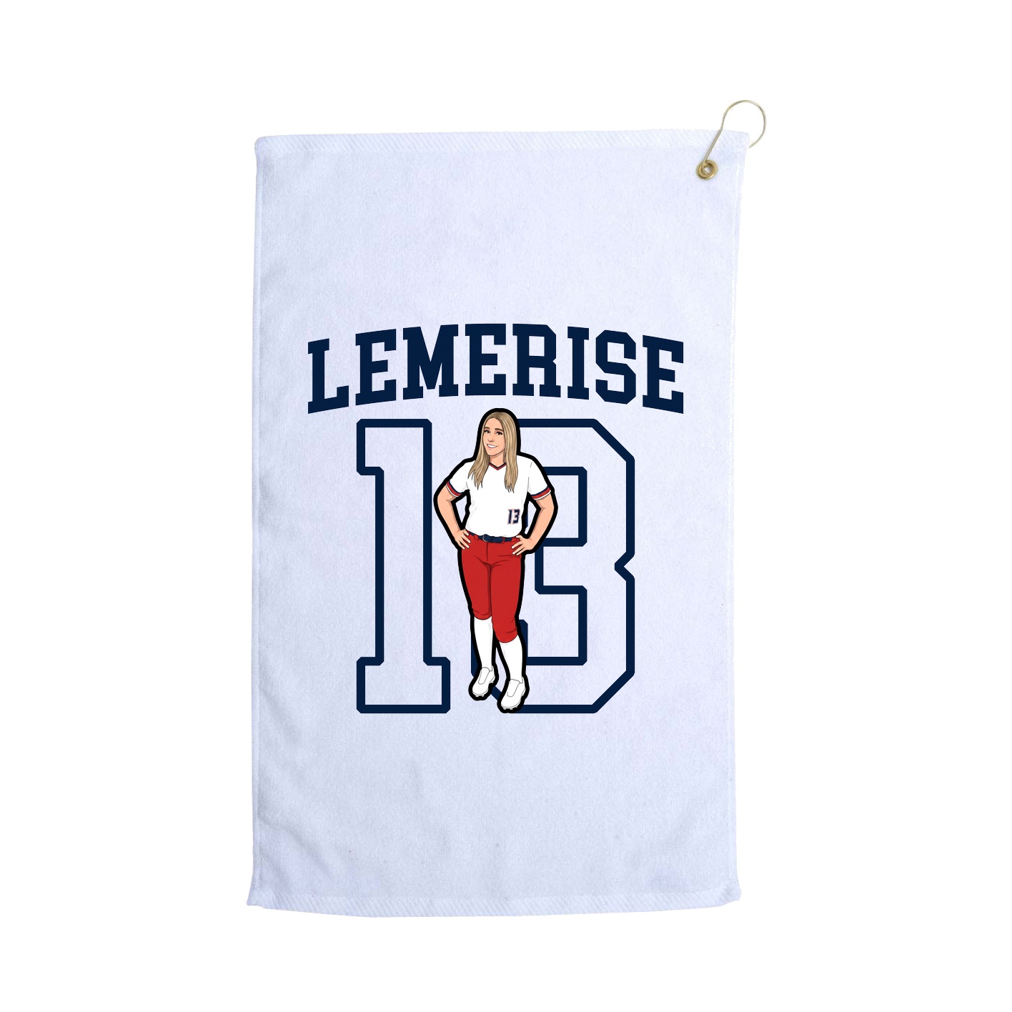 Golf Towel — Shirsey in White