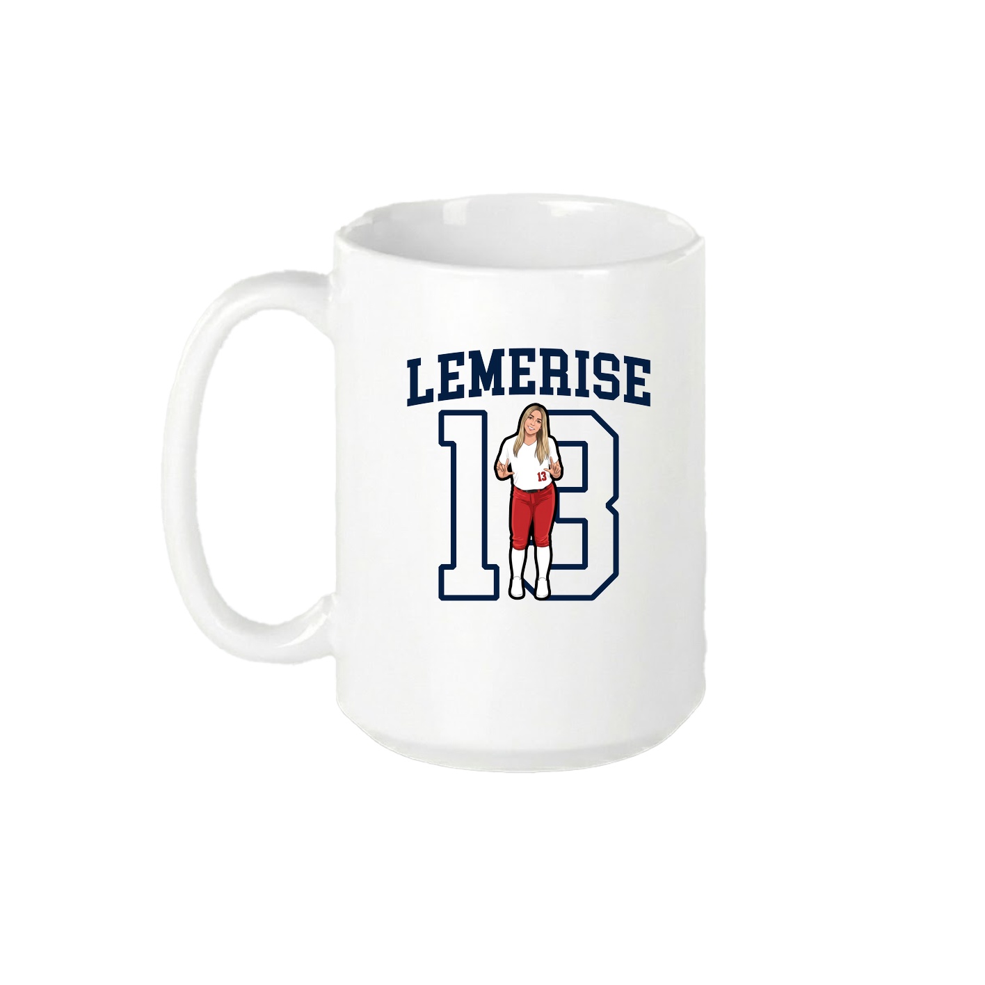 15oz Coffee Mug — Shirsey in White
