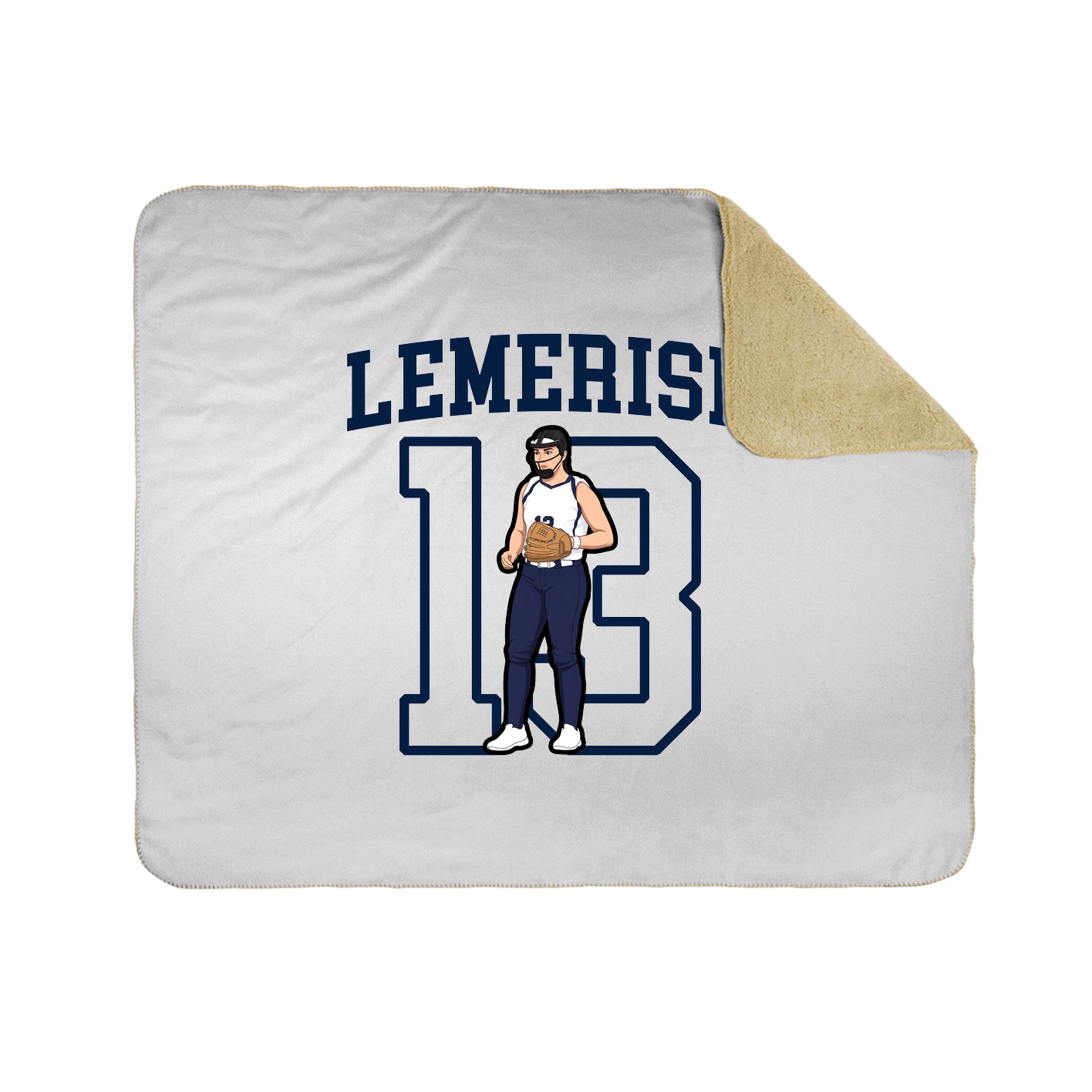 Throw Blanket — Shirsey in White