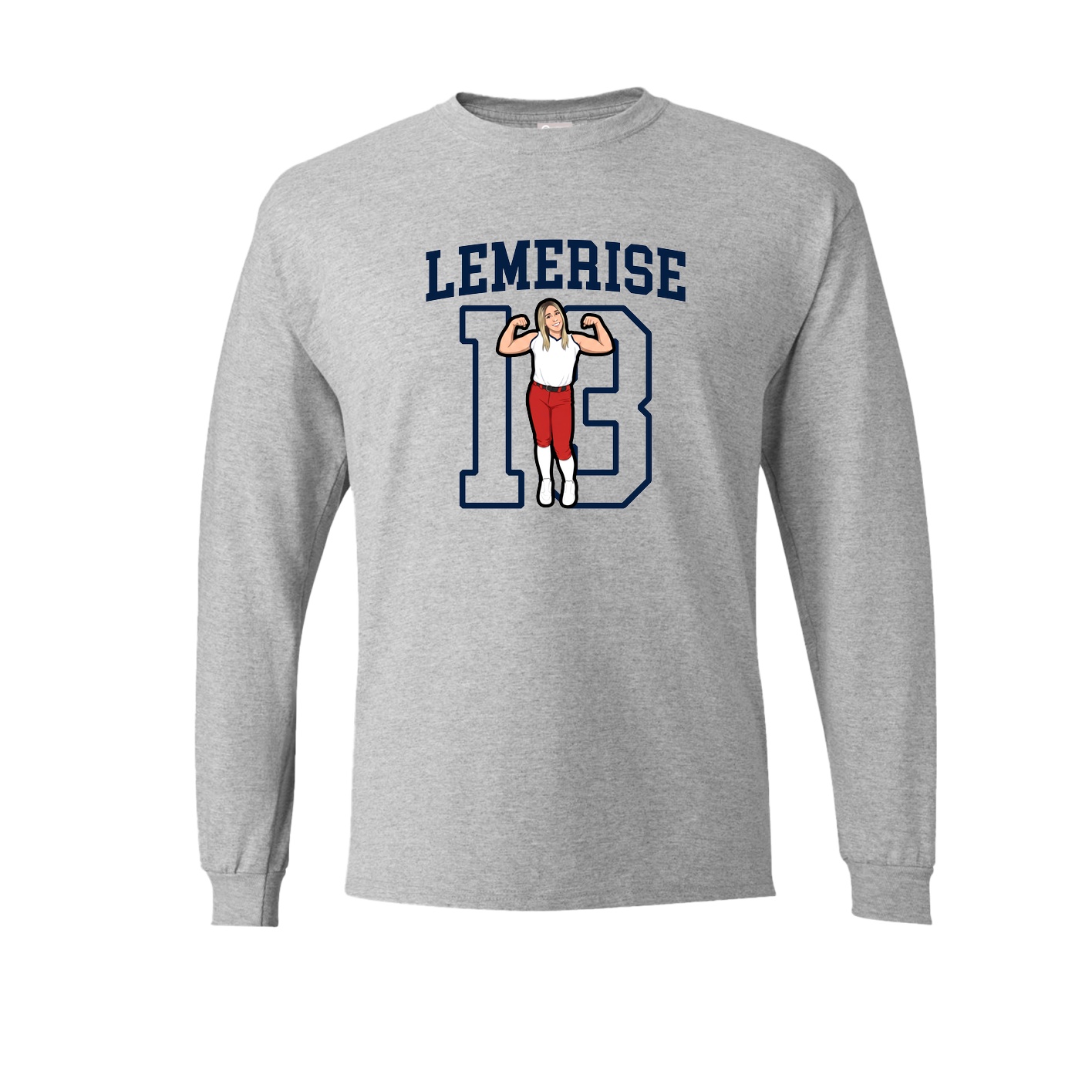 Long Sleeve Tee — Shirsey in Grey