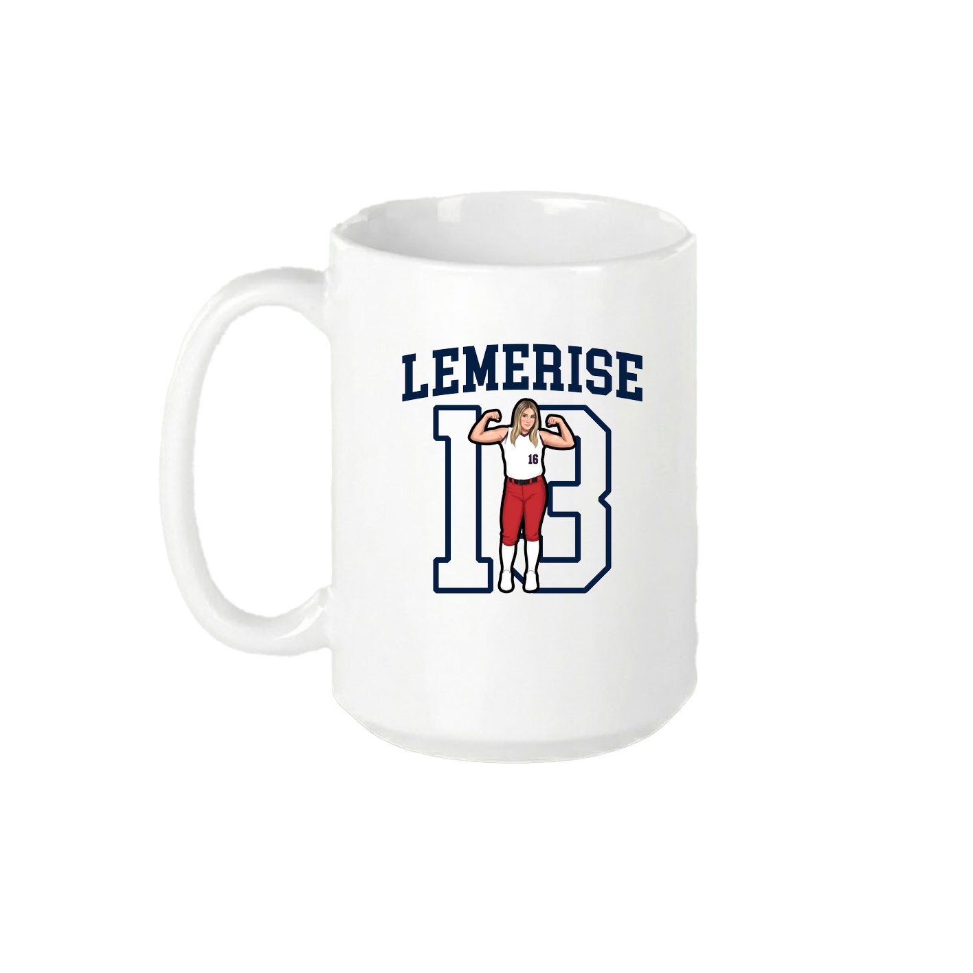 15oz Coffee Mug — Shirsey in White