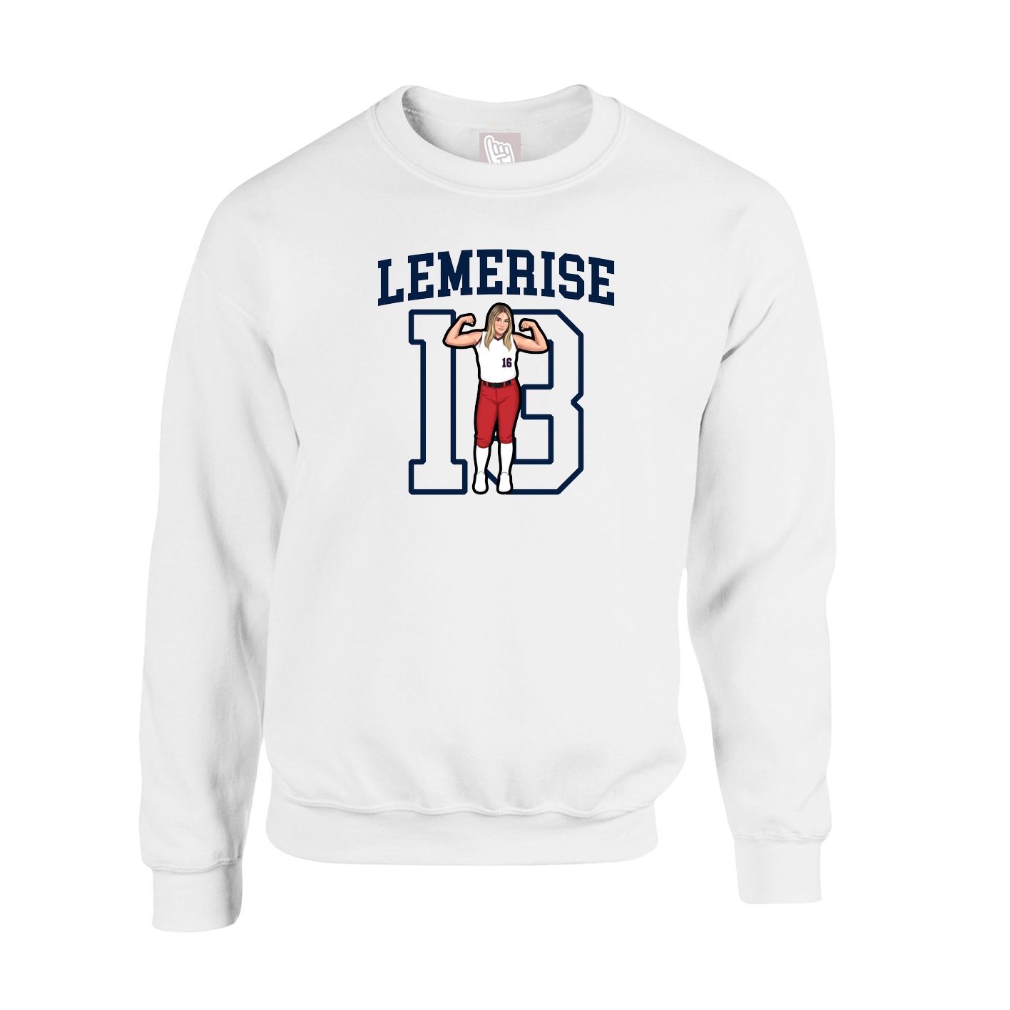 Fleece Crew — Shirsey in White