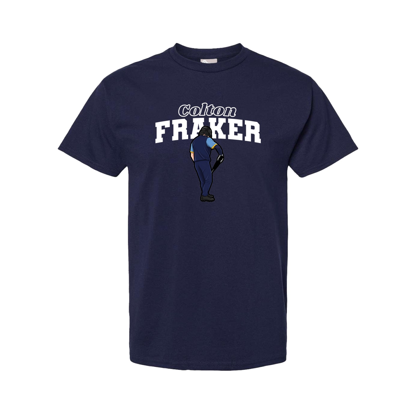 Youth Tee — Name Arch in Navy