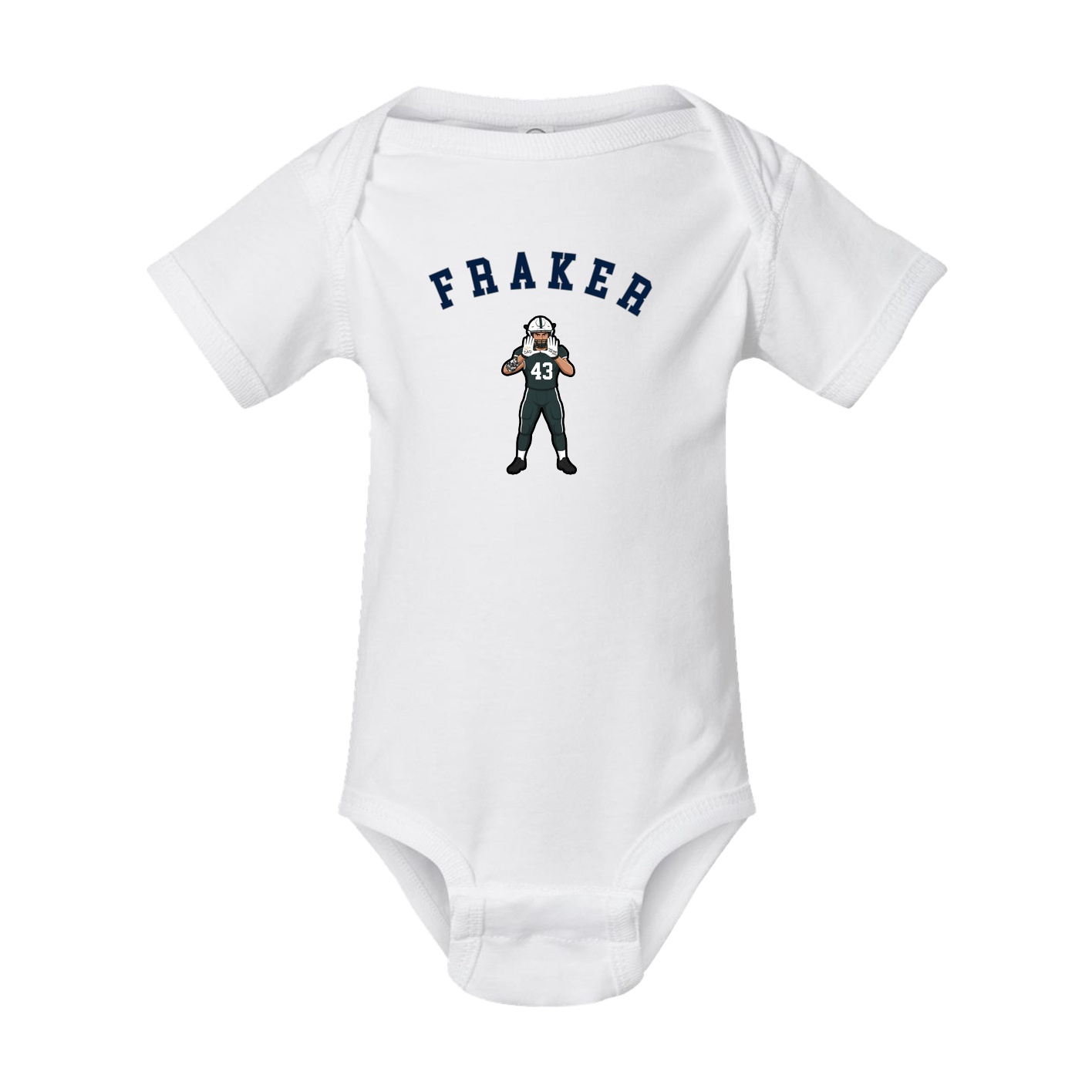 Baby Onesie — Shirsey Arch in White