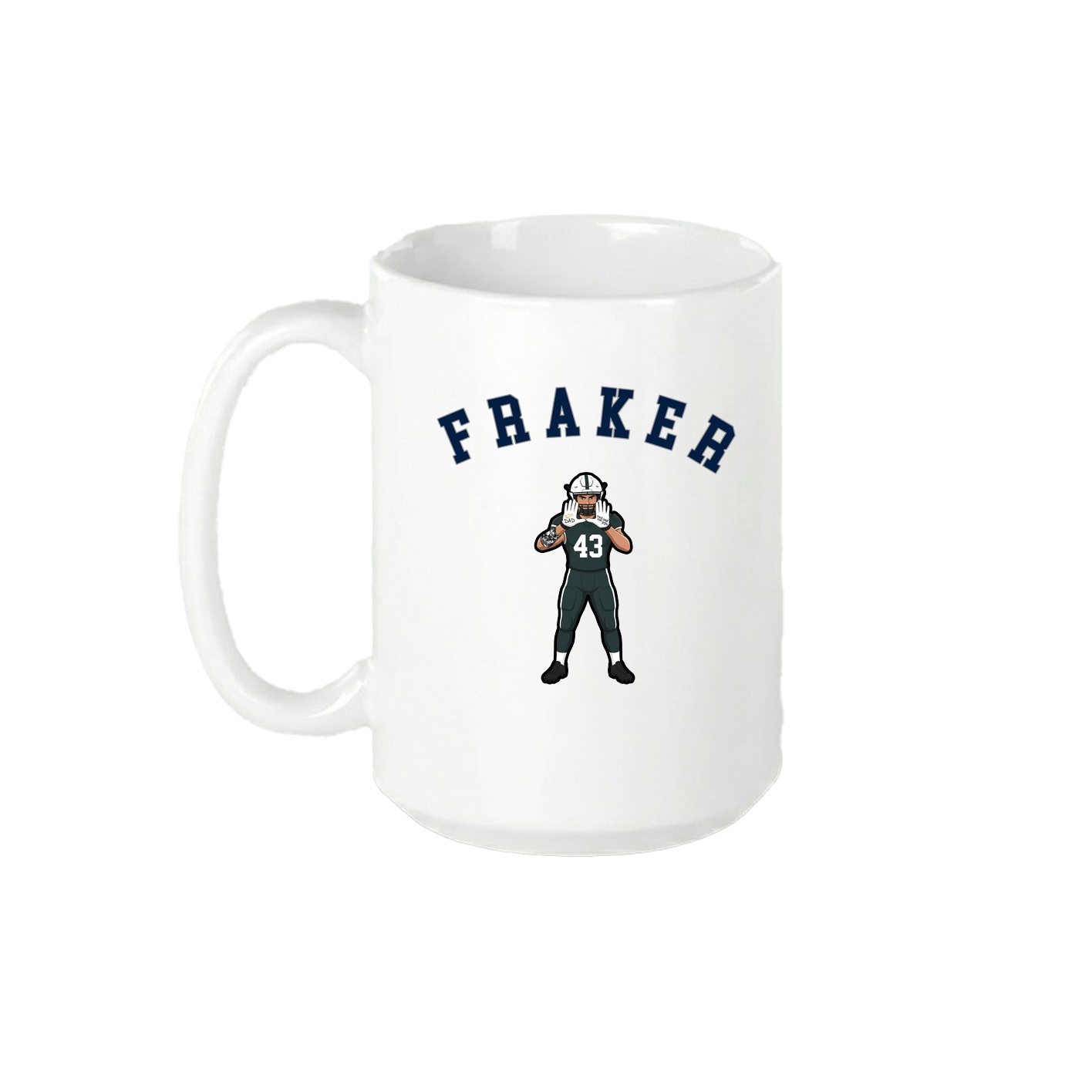15oz Coffee Mug — Shirsey Arch in White