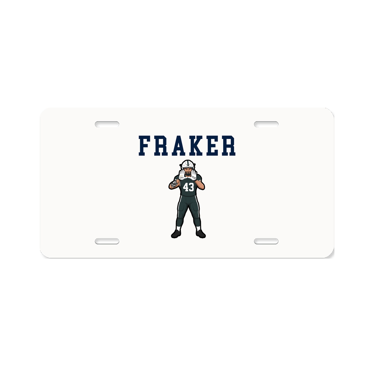License Plate — Shirsey in Classic