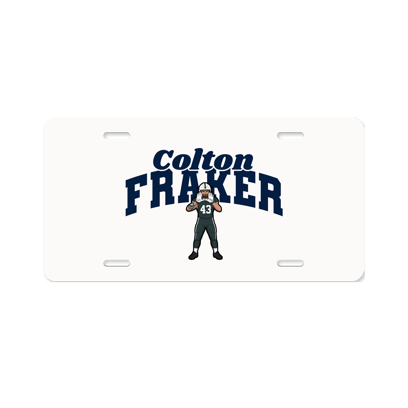 License Plate — Signature Arch in Classic