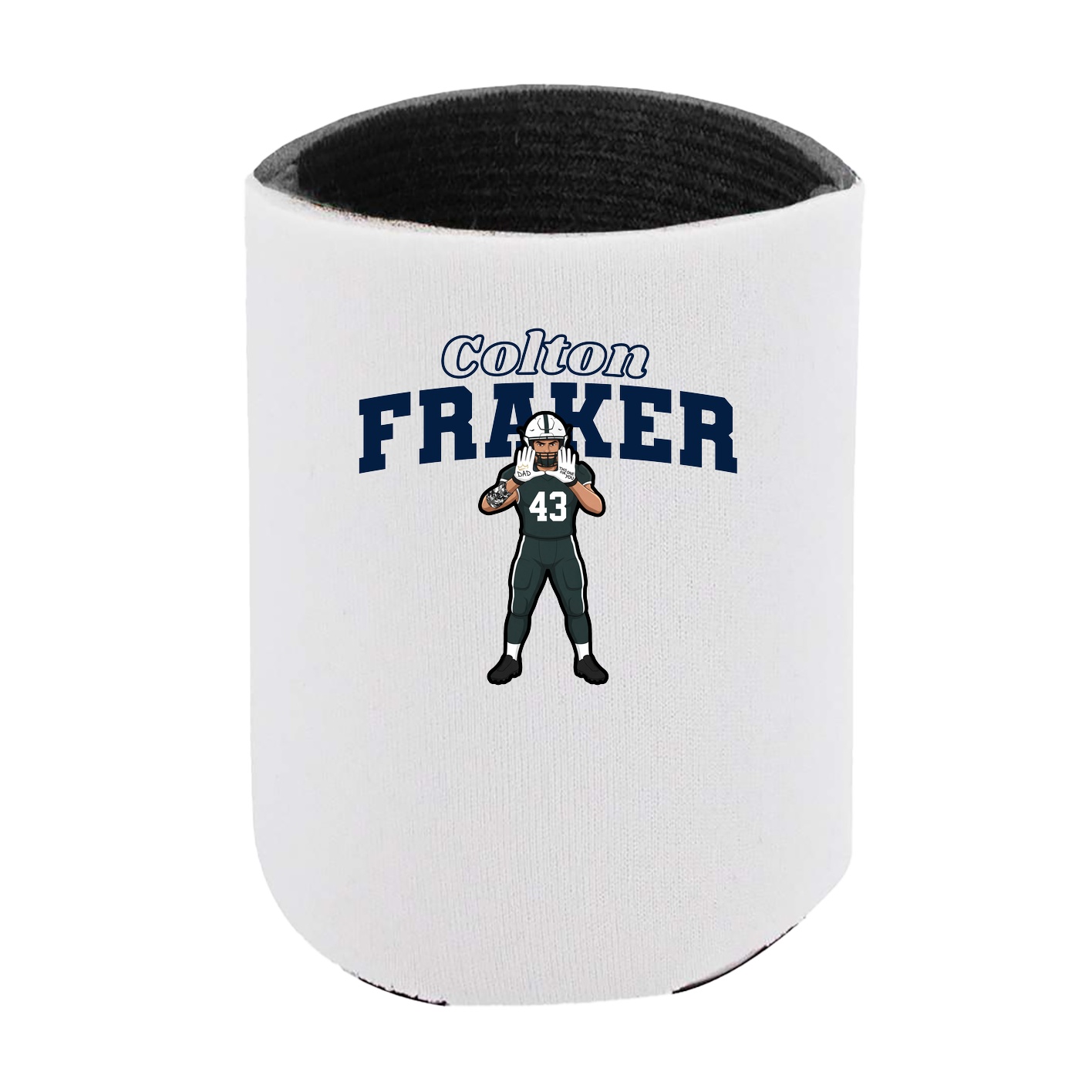 Can Holder — Name Arch in White