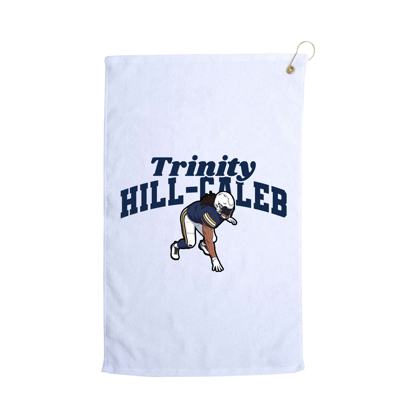 Golf Towel — Signature Arch in White