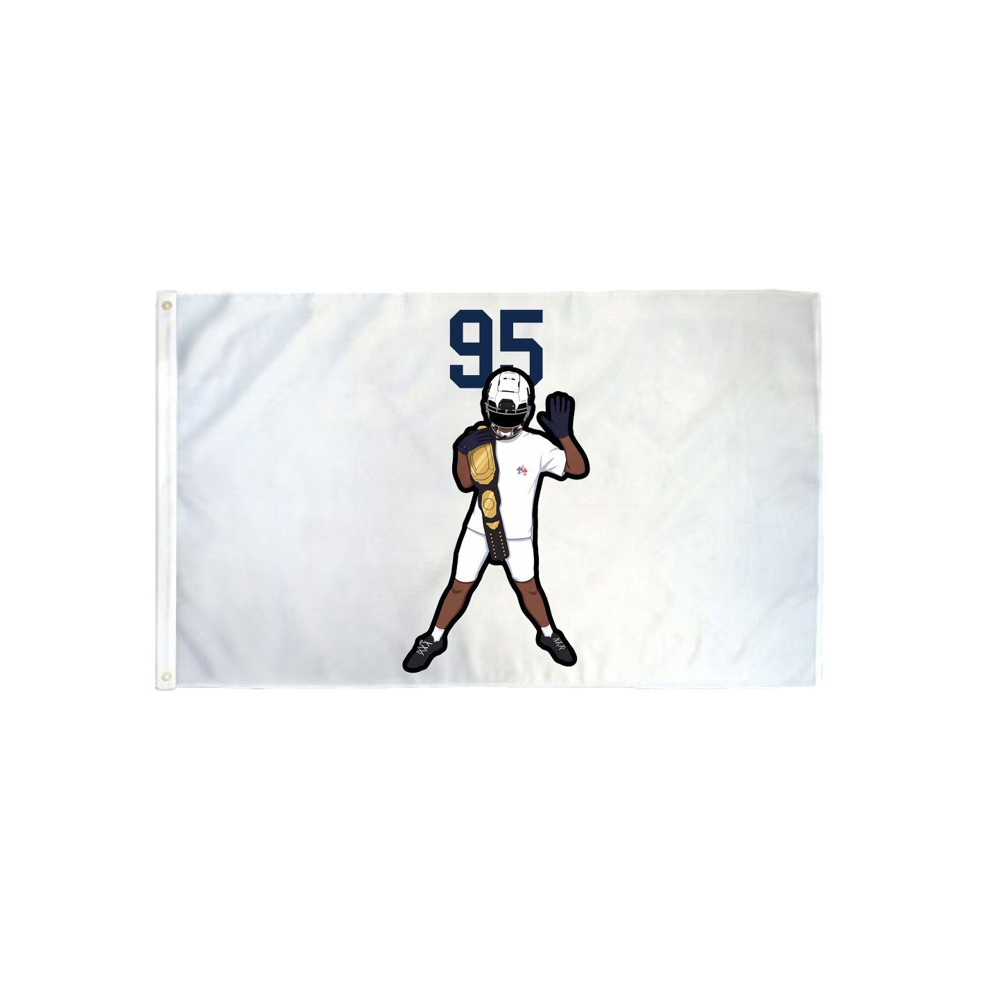 3x5 Flag — Number Top in Classic