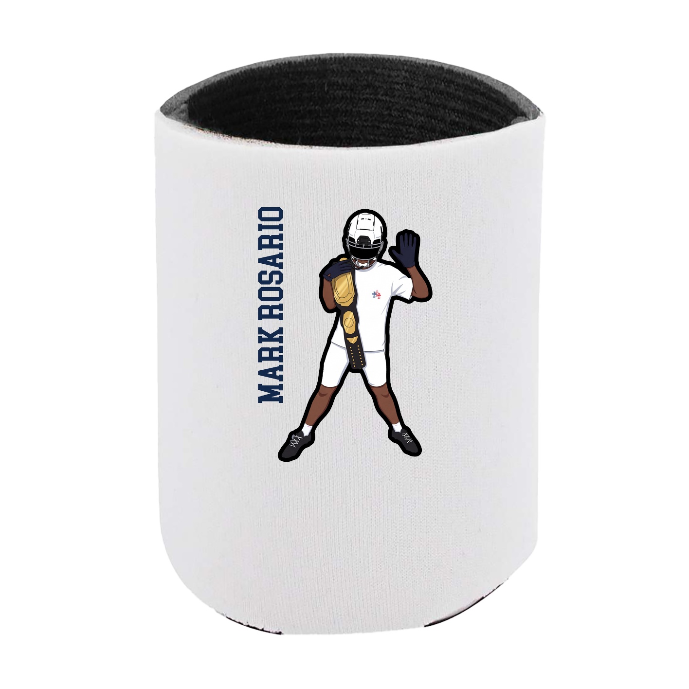 Can Holder — Name Vertical in White