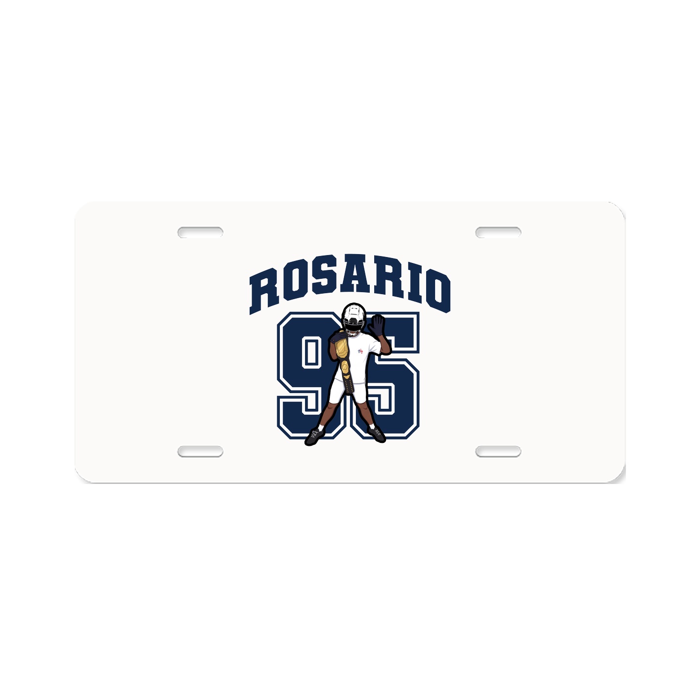 License Plate — Number in Classic