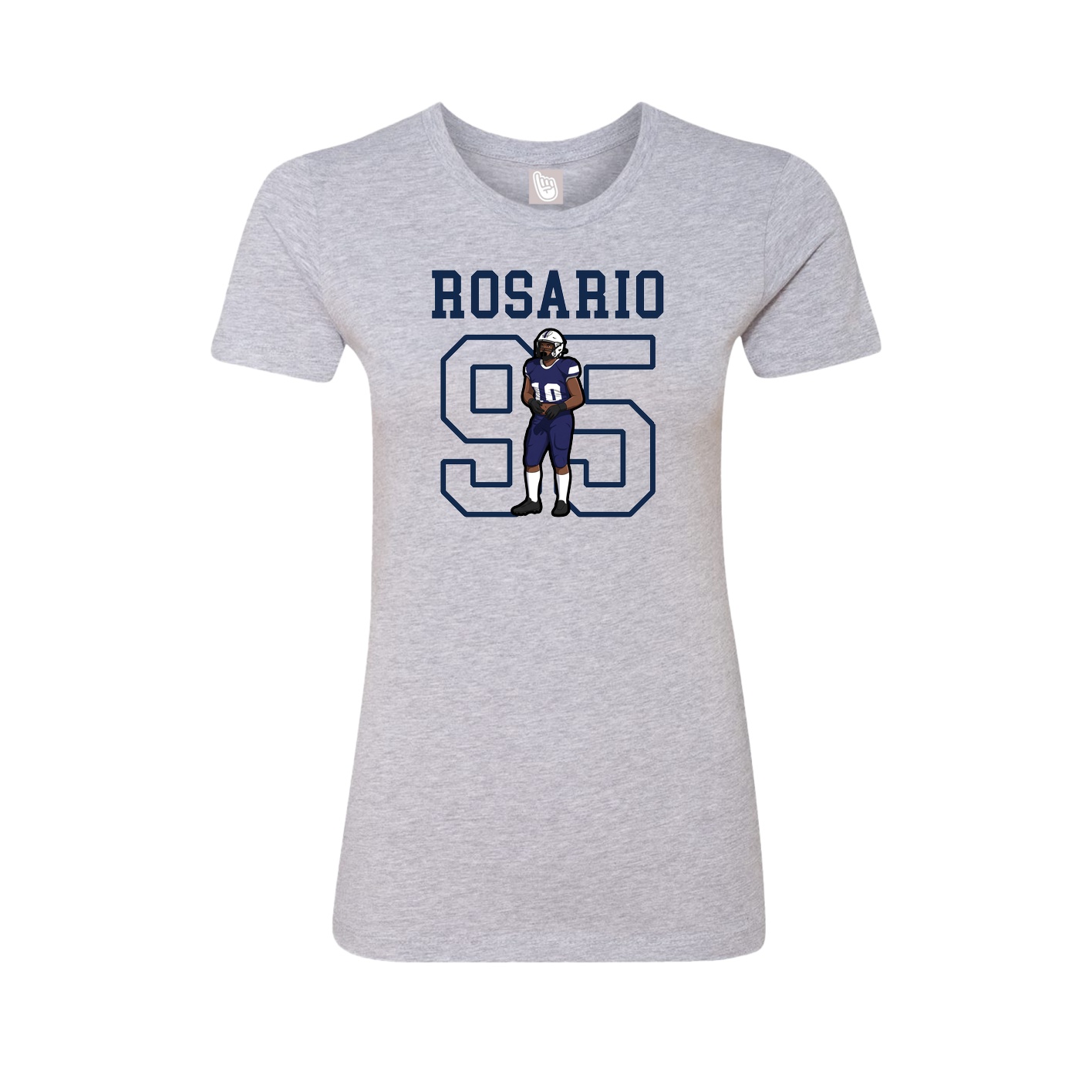 Fitted Women's Tee — Shirsey in Grey