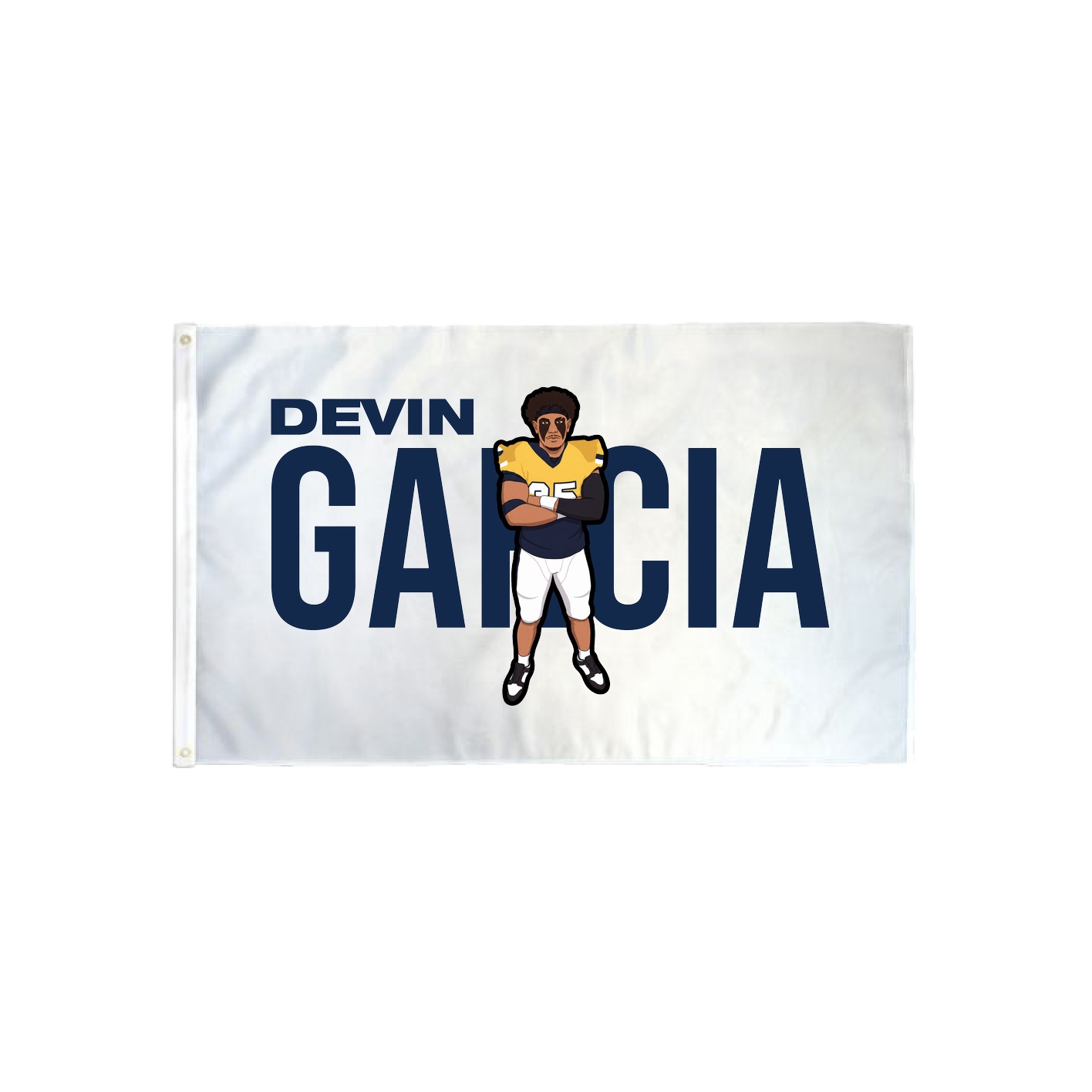 3x5 Flag — Player Name in Classic