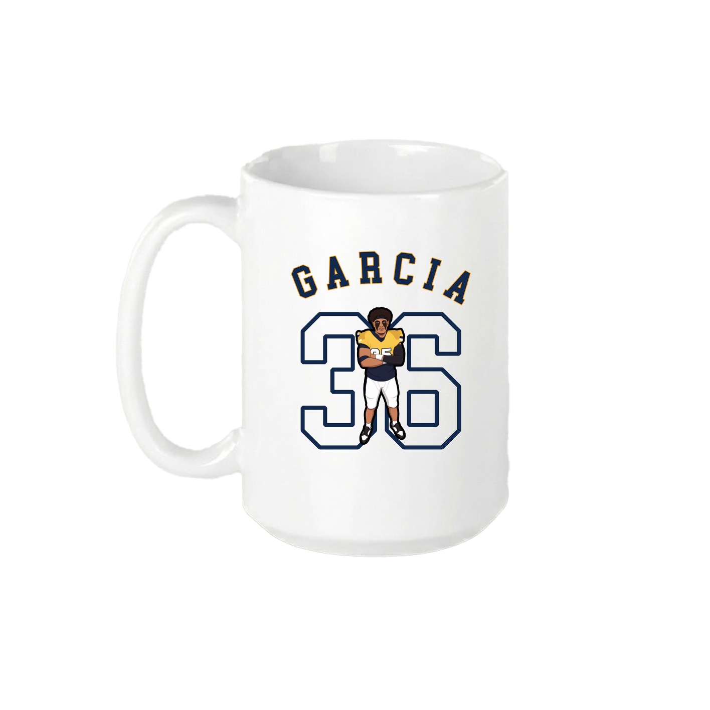 15oz Coffee Mug — Shirsey Arch in White