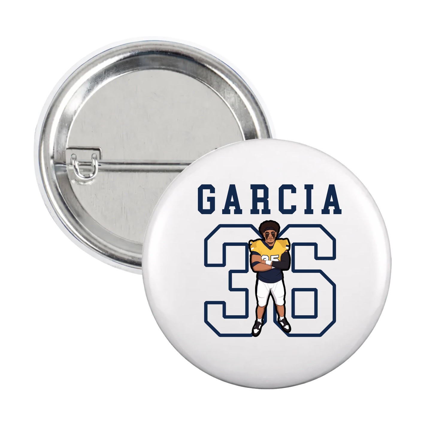 Game Day Button — Shirsey in White