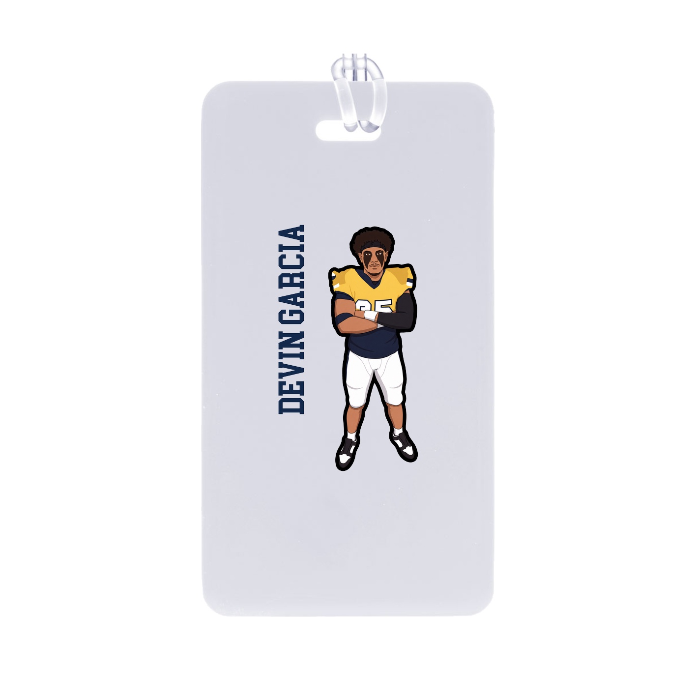 Bag Tag — Name Vertical in Classic