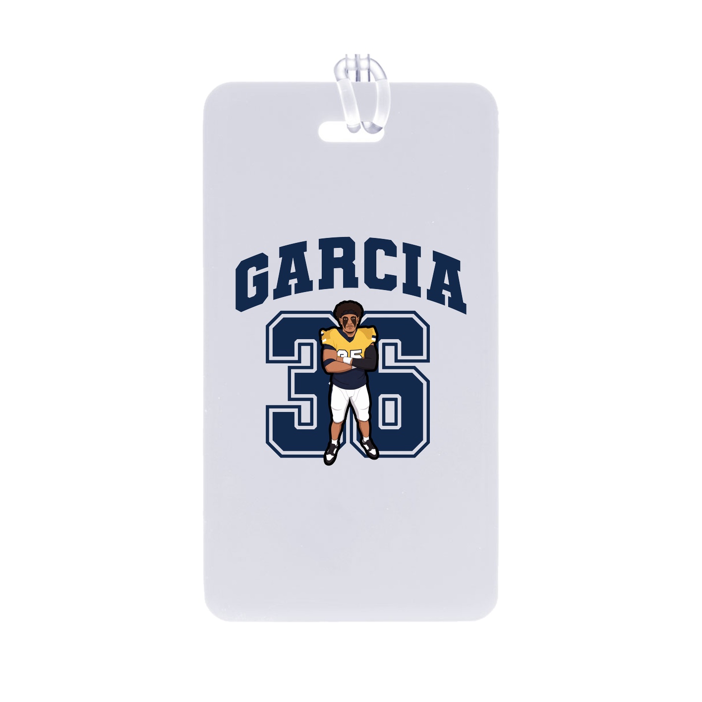 Bag Tag — Number in Classic