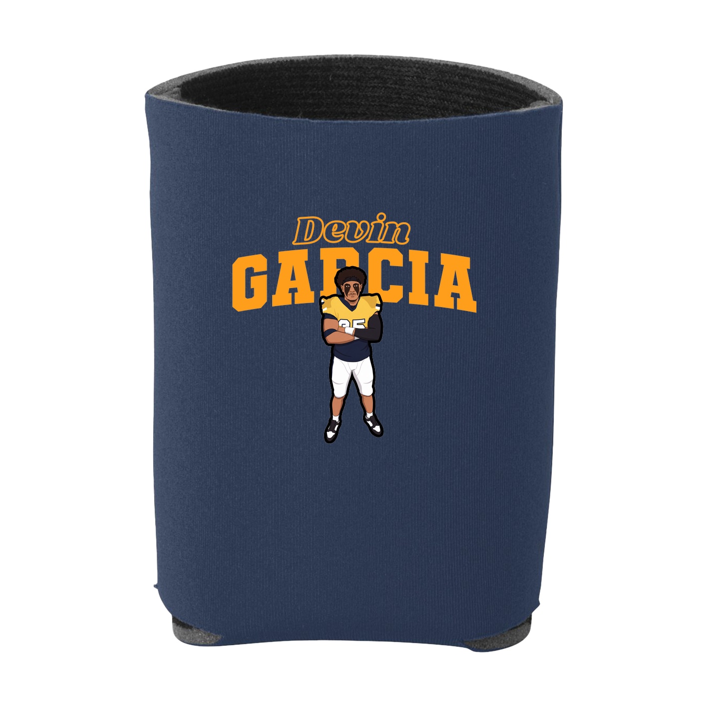 Can Holder — Name Arch in Navy