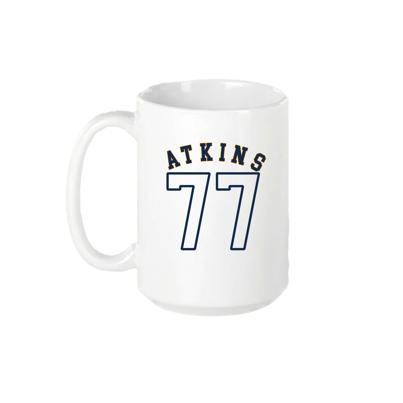 15oz Coffee Mug — Shirsey Arch in White