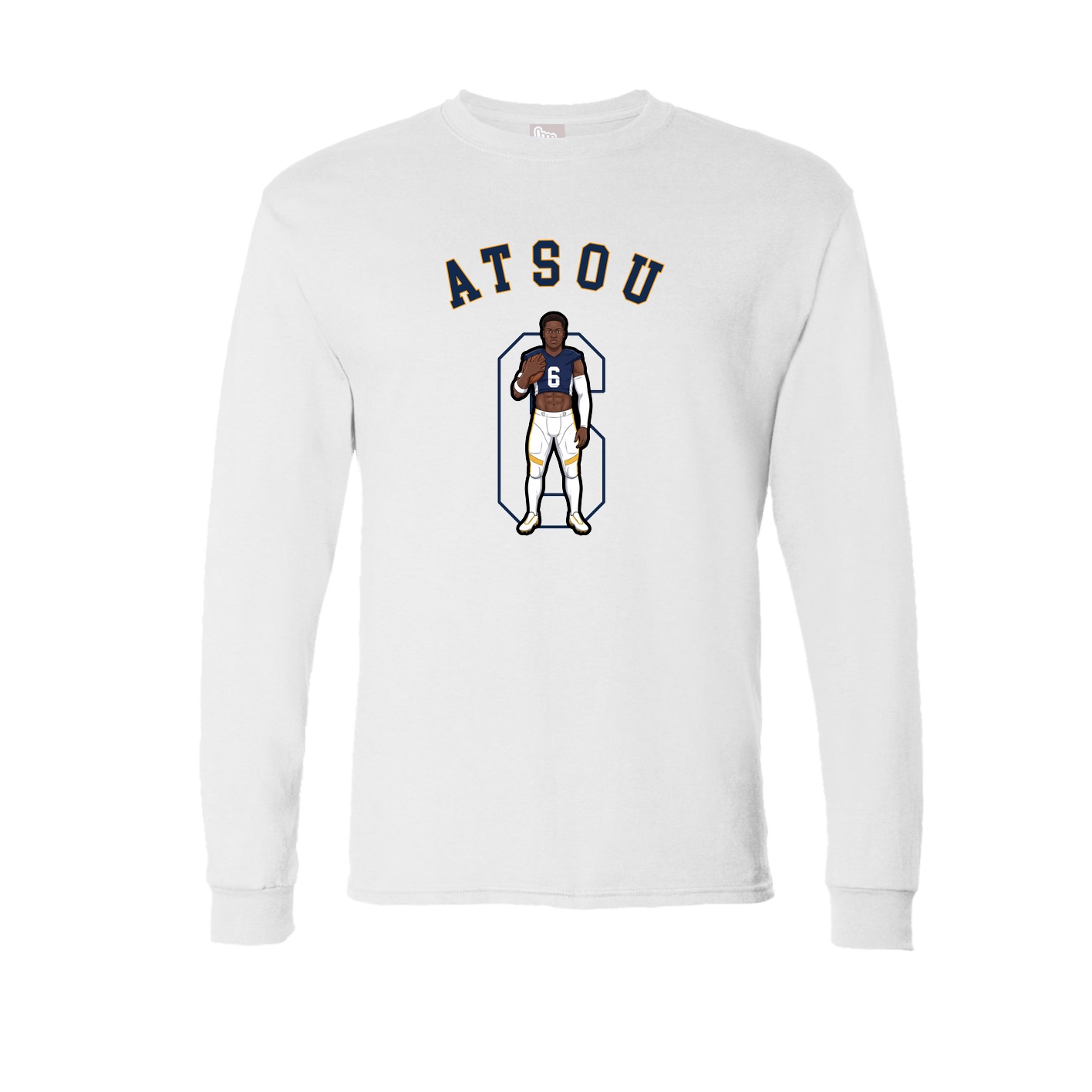 Long Sleeve Tee — Shirsey Arch in White