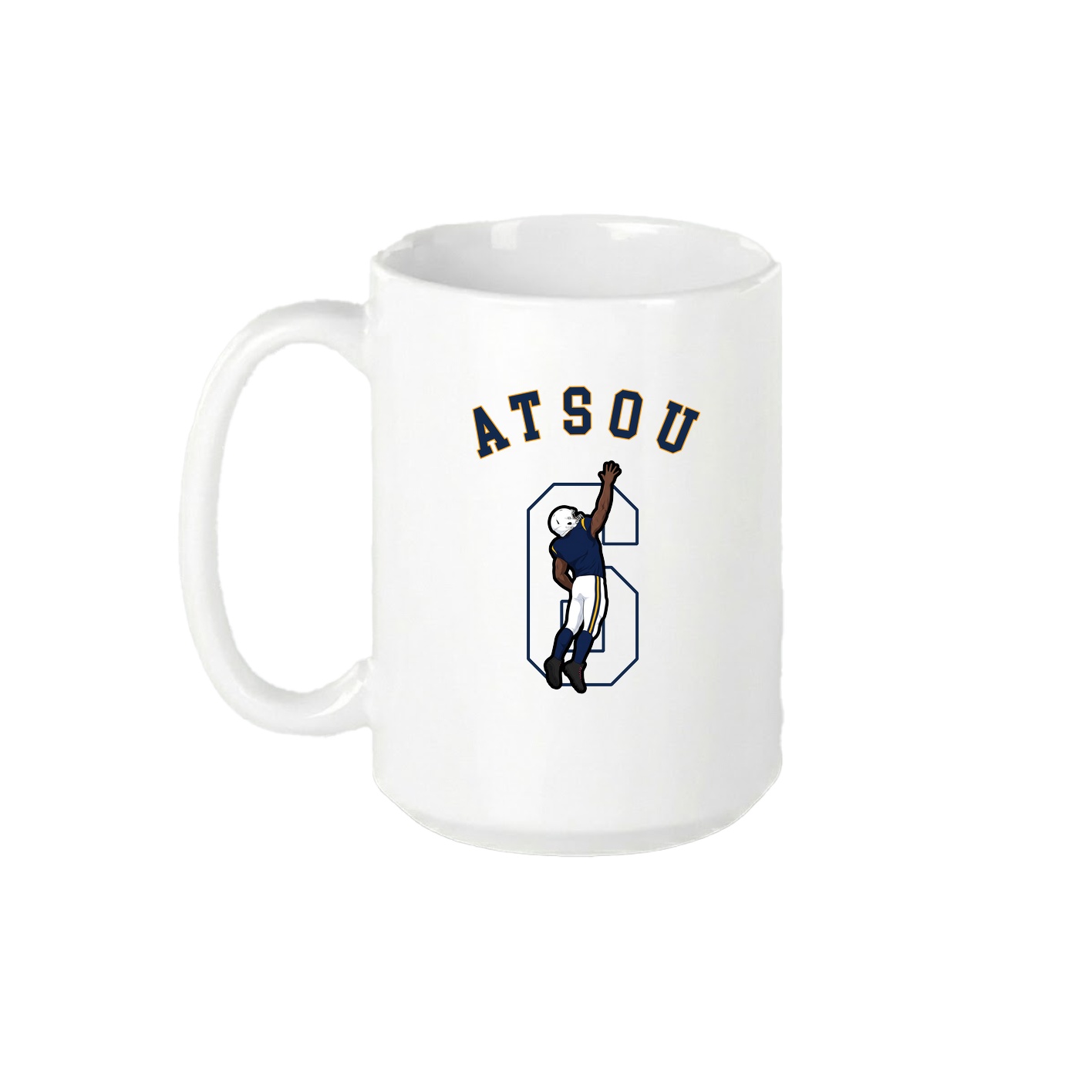15oz Coffee Mug — Shirsey Arch in White
