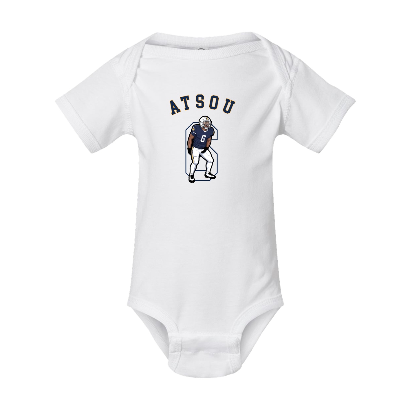 Baby Onesie — Shirsey Arch in White