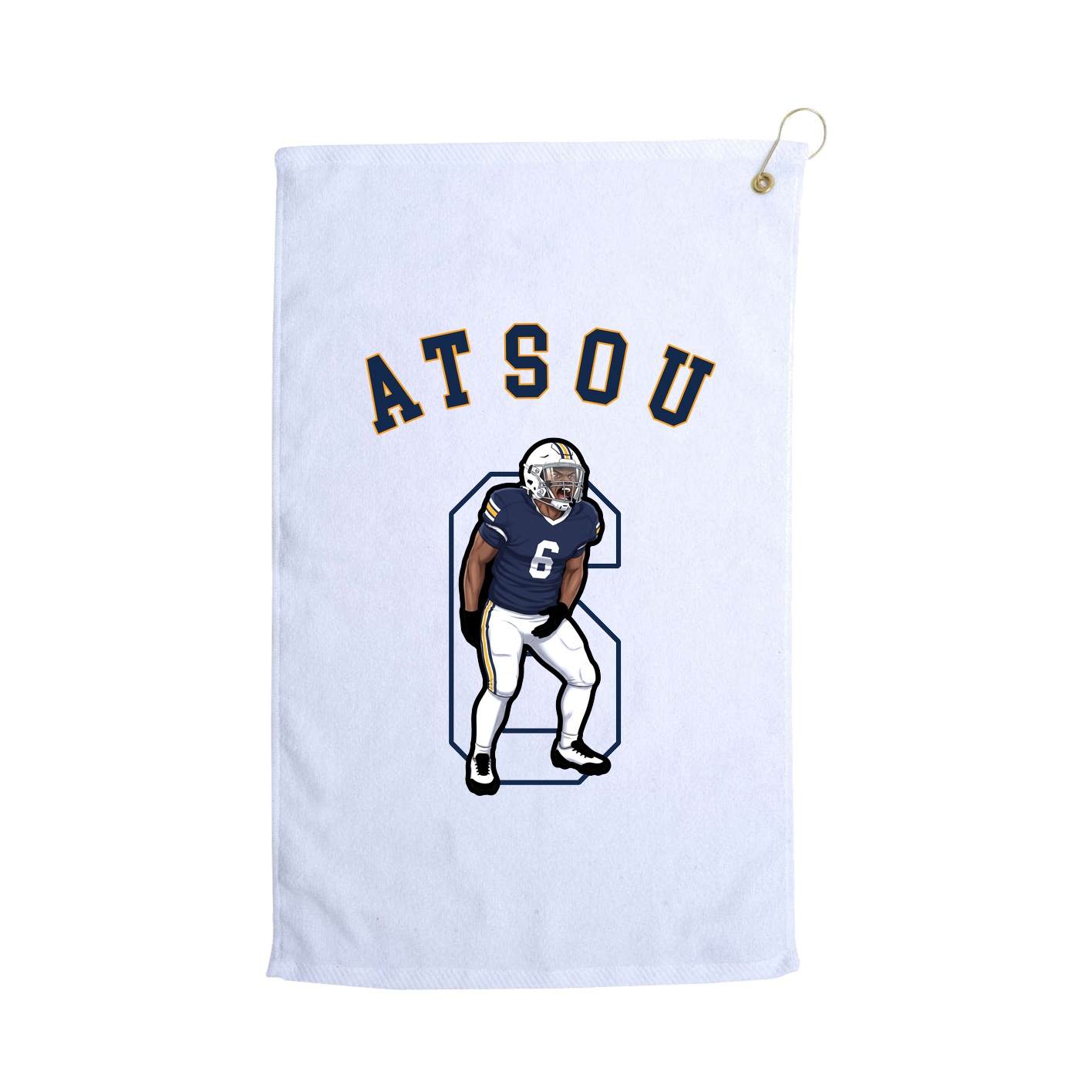Golf Towel — Shirsey Arch in White