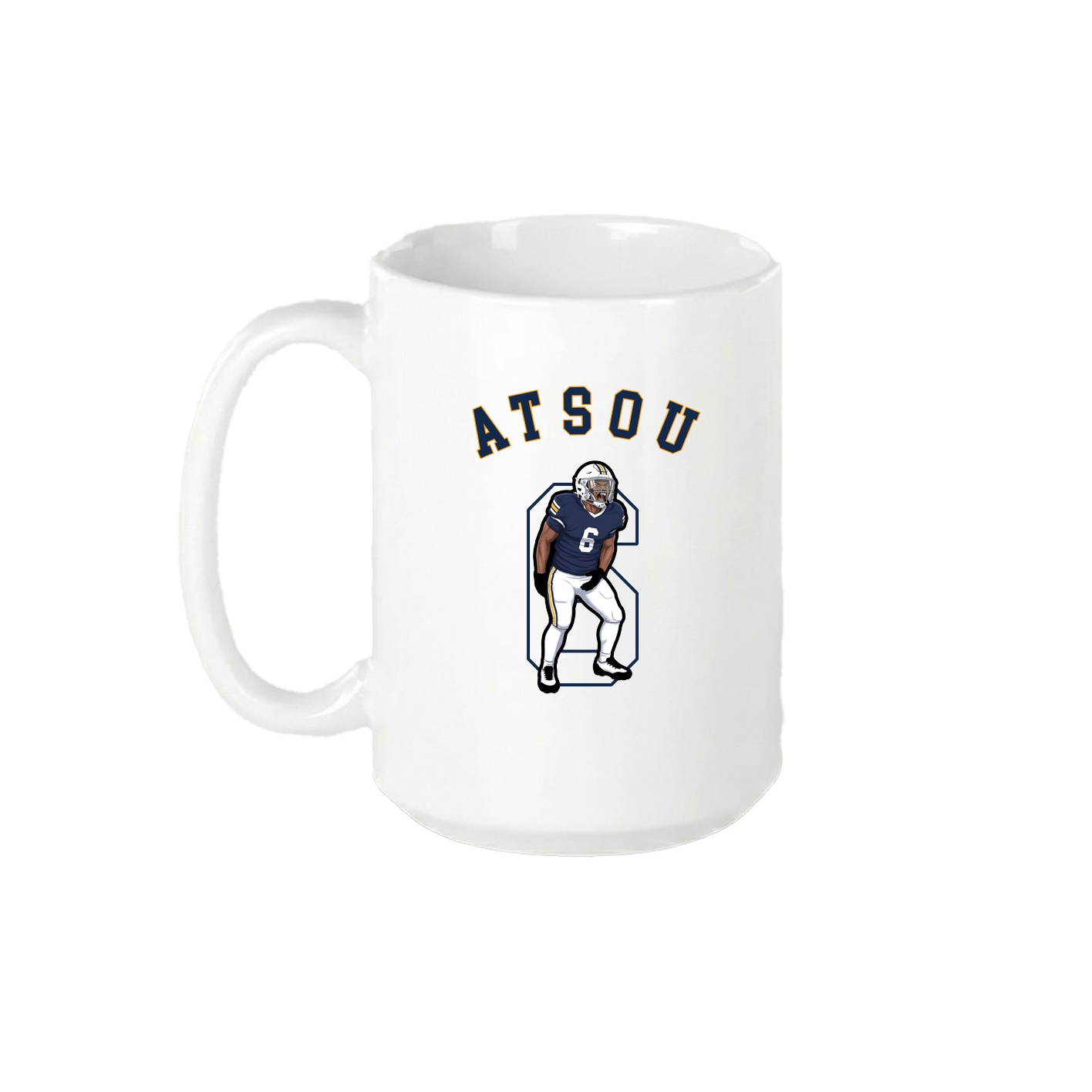 15oz Coffee Mug — Shirsey Arch in White