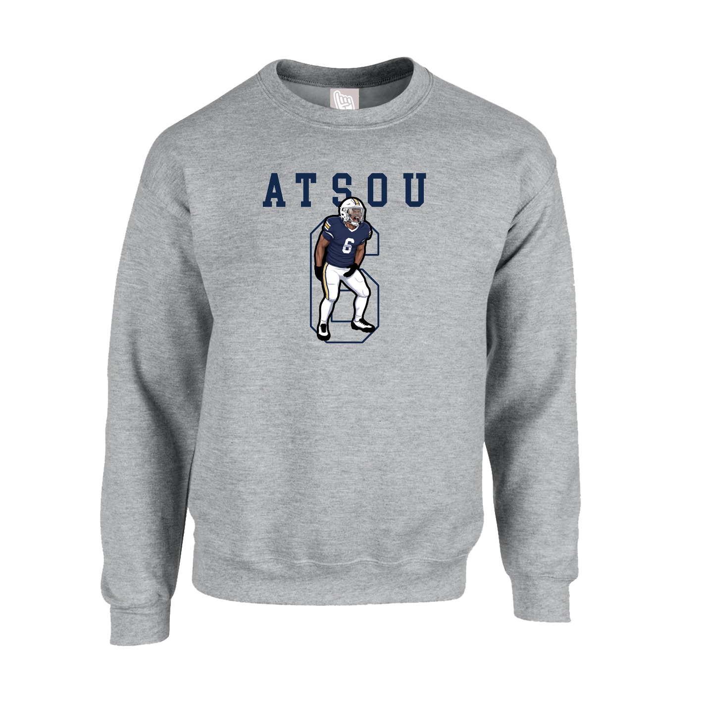 Fleece Crew — Shirsey in Grey