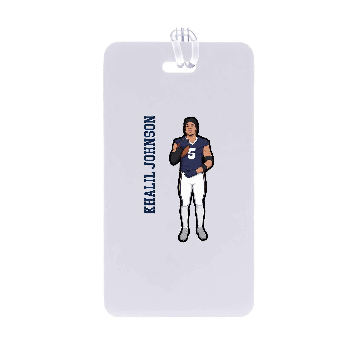 Bag Tag — Name Vertical in Classic