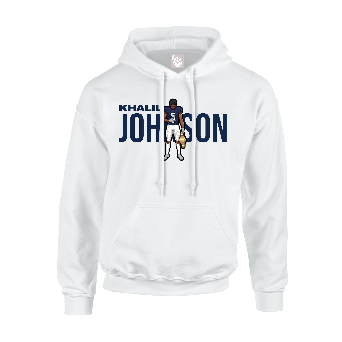 Hoodie — Player Name in White