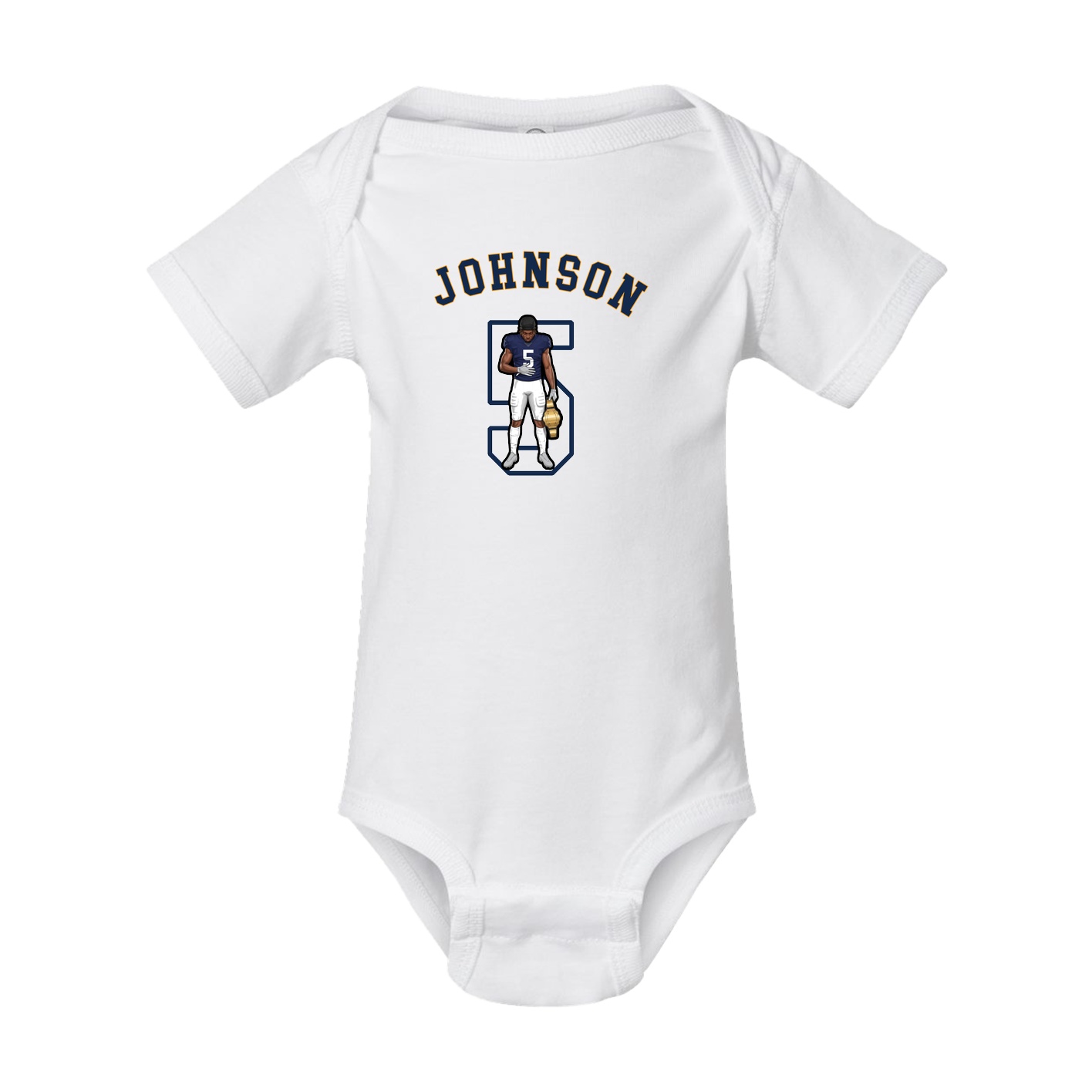 Baby Onesie — Shirsey Arch in White