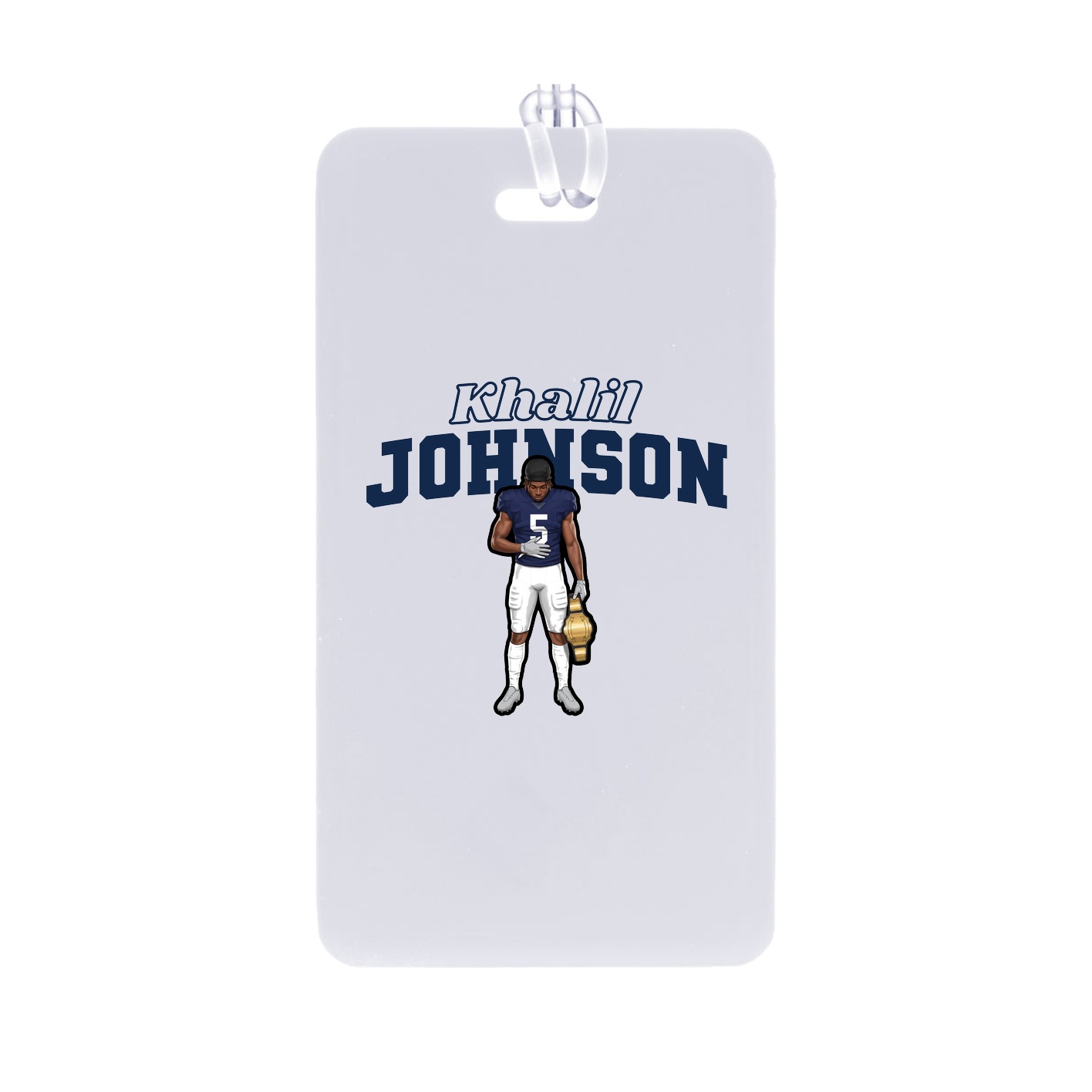 Bag Tag — Name Arch in Classic