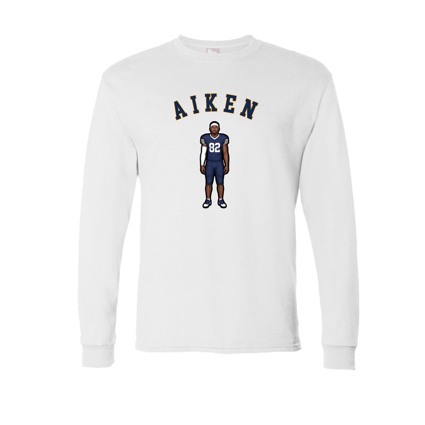 Long Sleeve Tee — Shirsey Arch in White