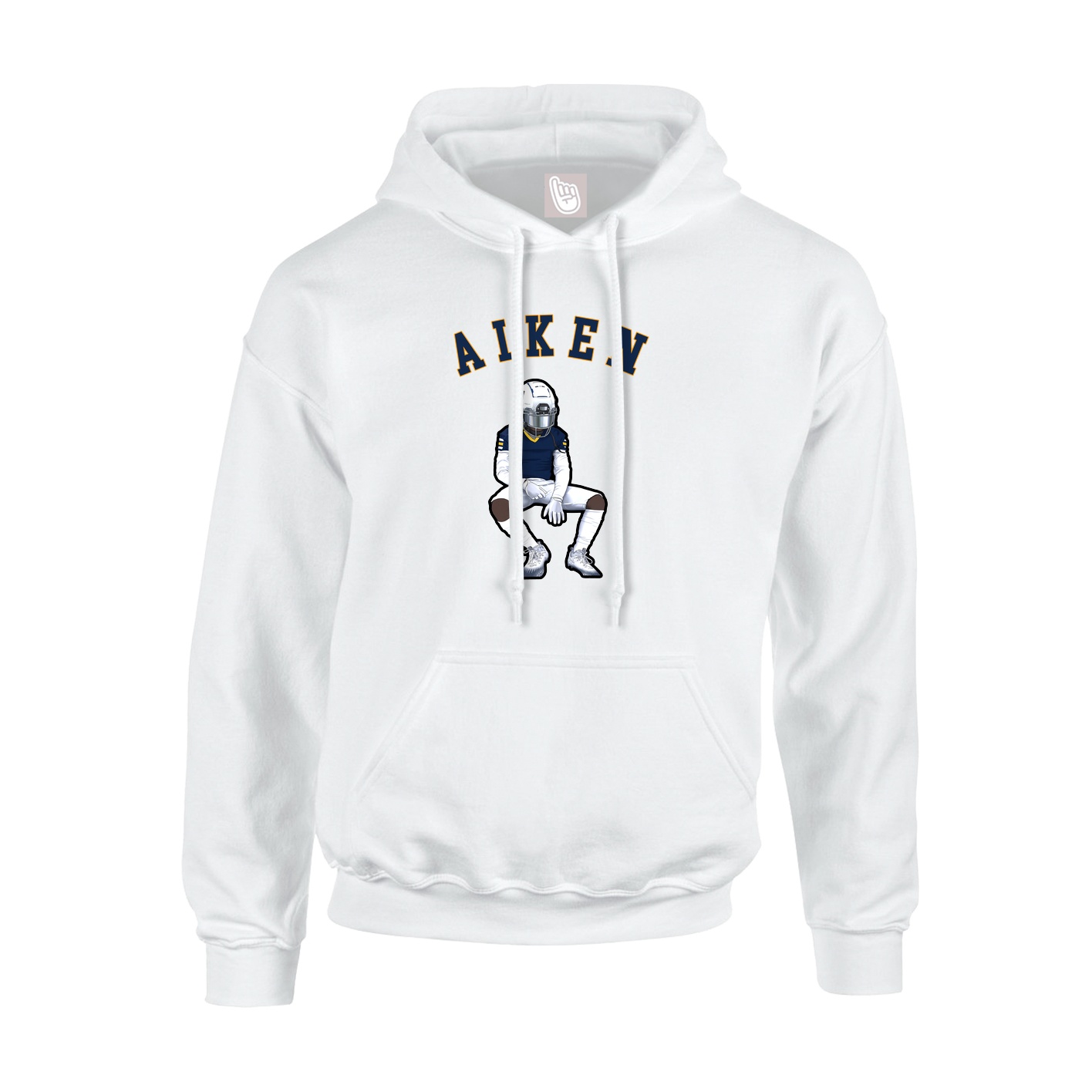 Hoodie — Shirsey Arch in White