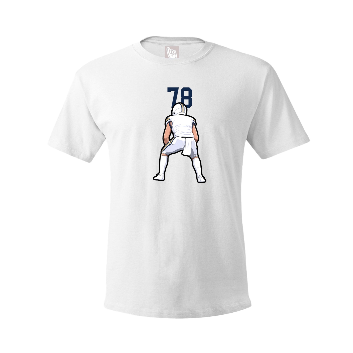 Tee — Number Top in White