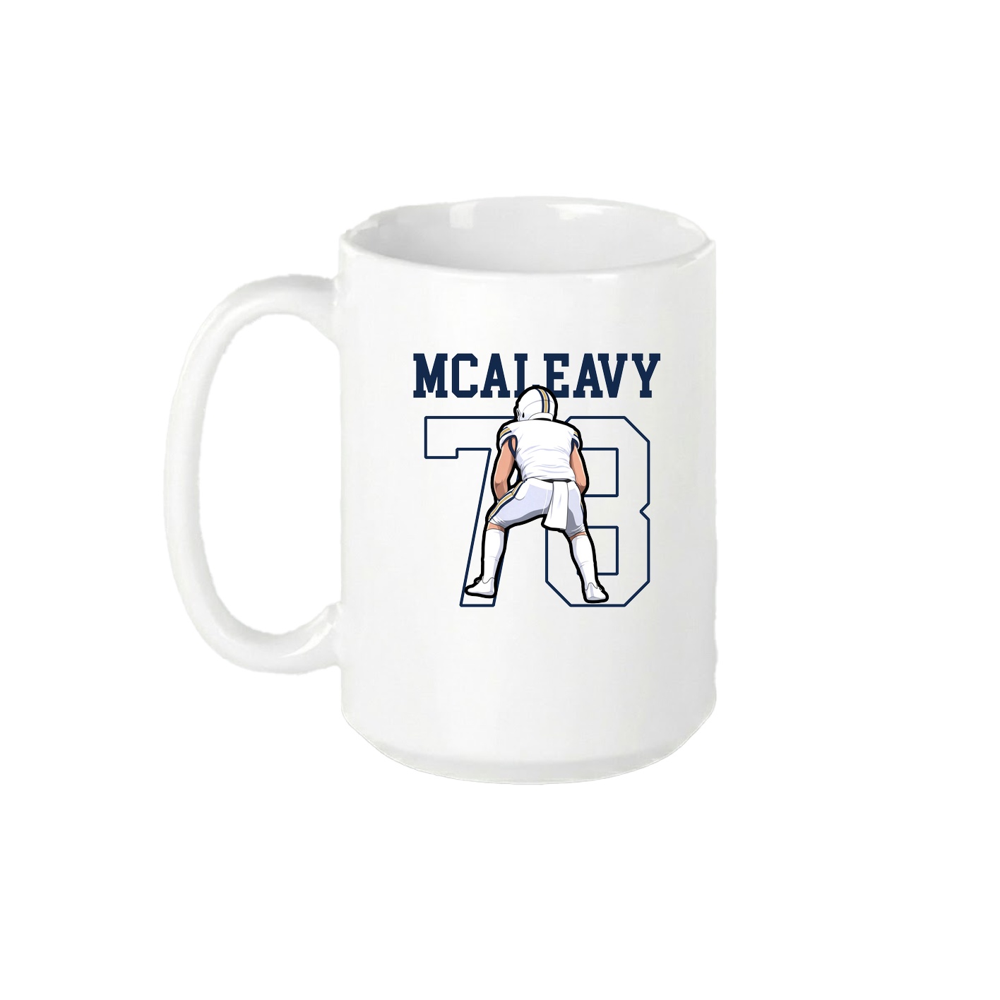 15oz Coffee Mug — Shirsey in White