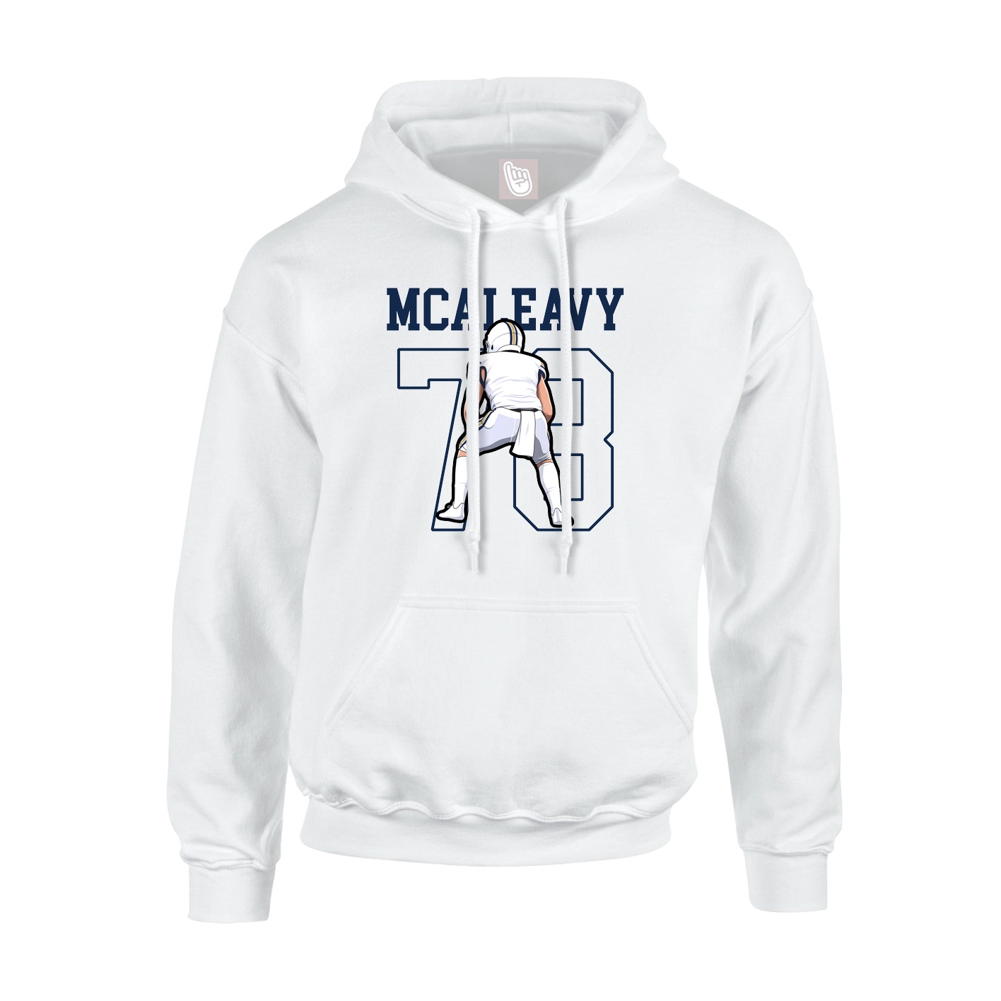 Hoodie — Shirsey in White