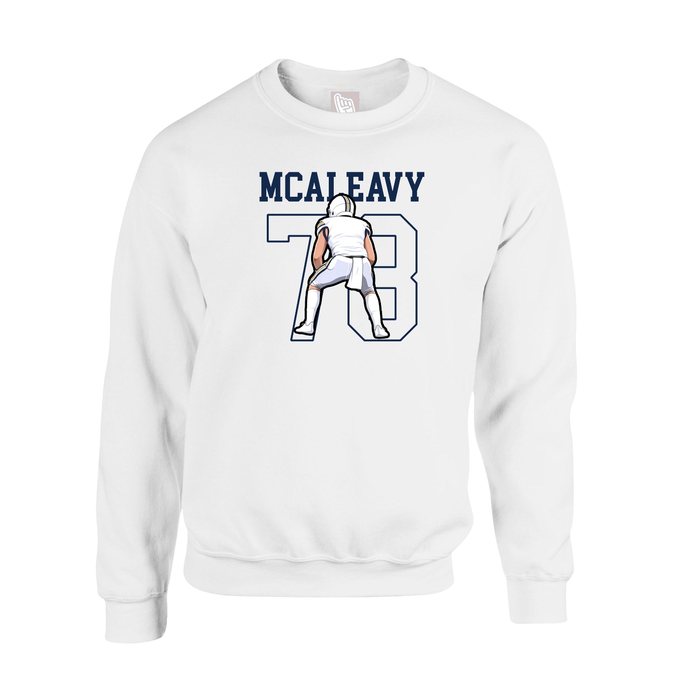 Fleece Crew — Shirsey in White