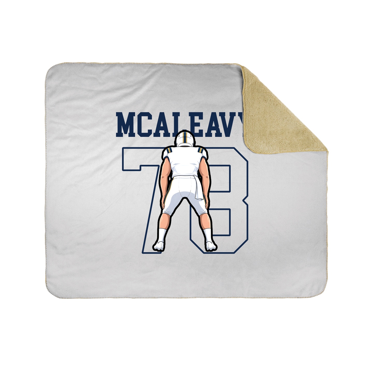 50x60 Sherpa Lined Throw Blanket