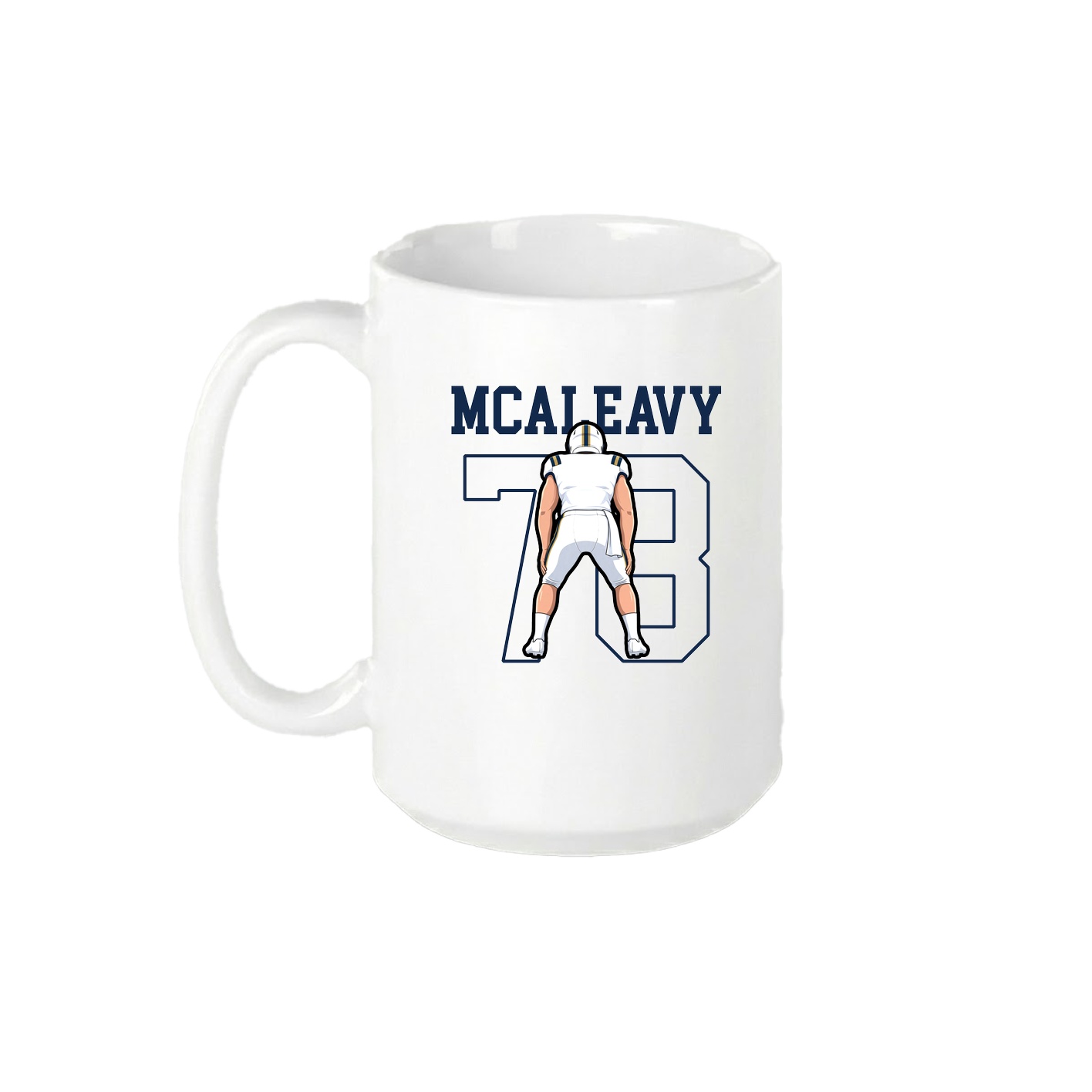 15oz Coffee Mug — Shirsey in White