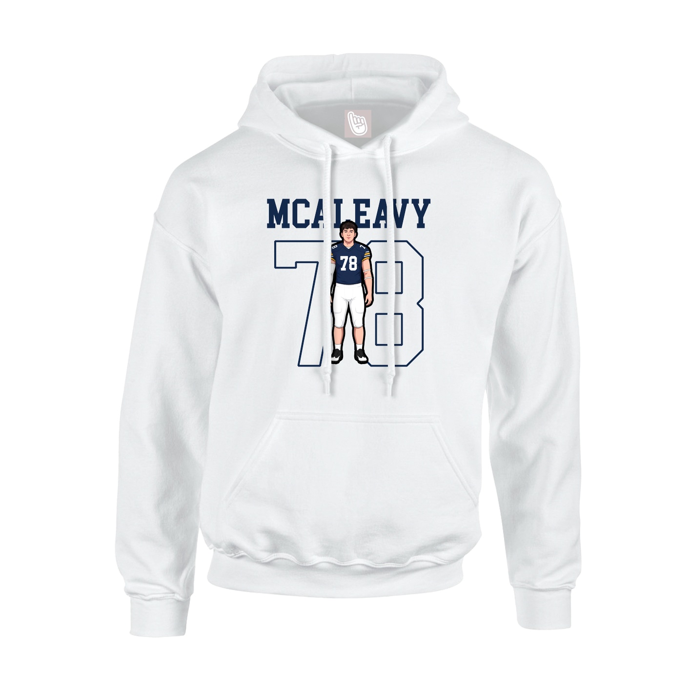 Youth Hoodie — Shirsey in White